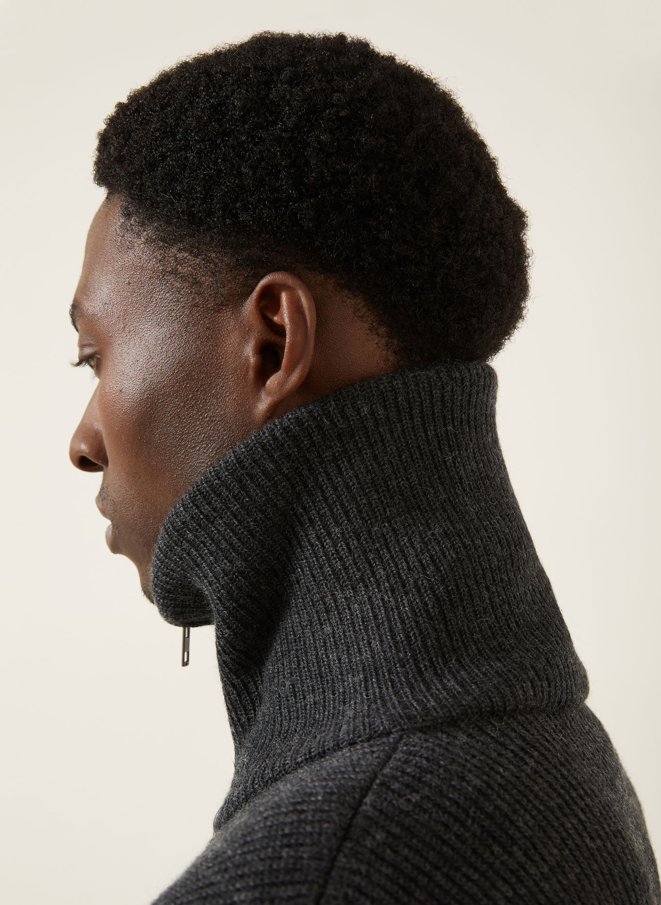 LEMAIRE Strickjacke: DUNKELGRAU