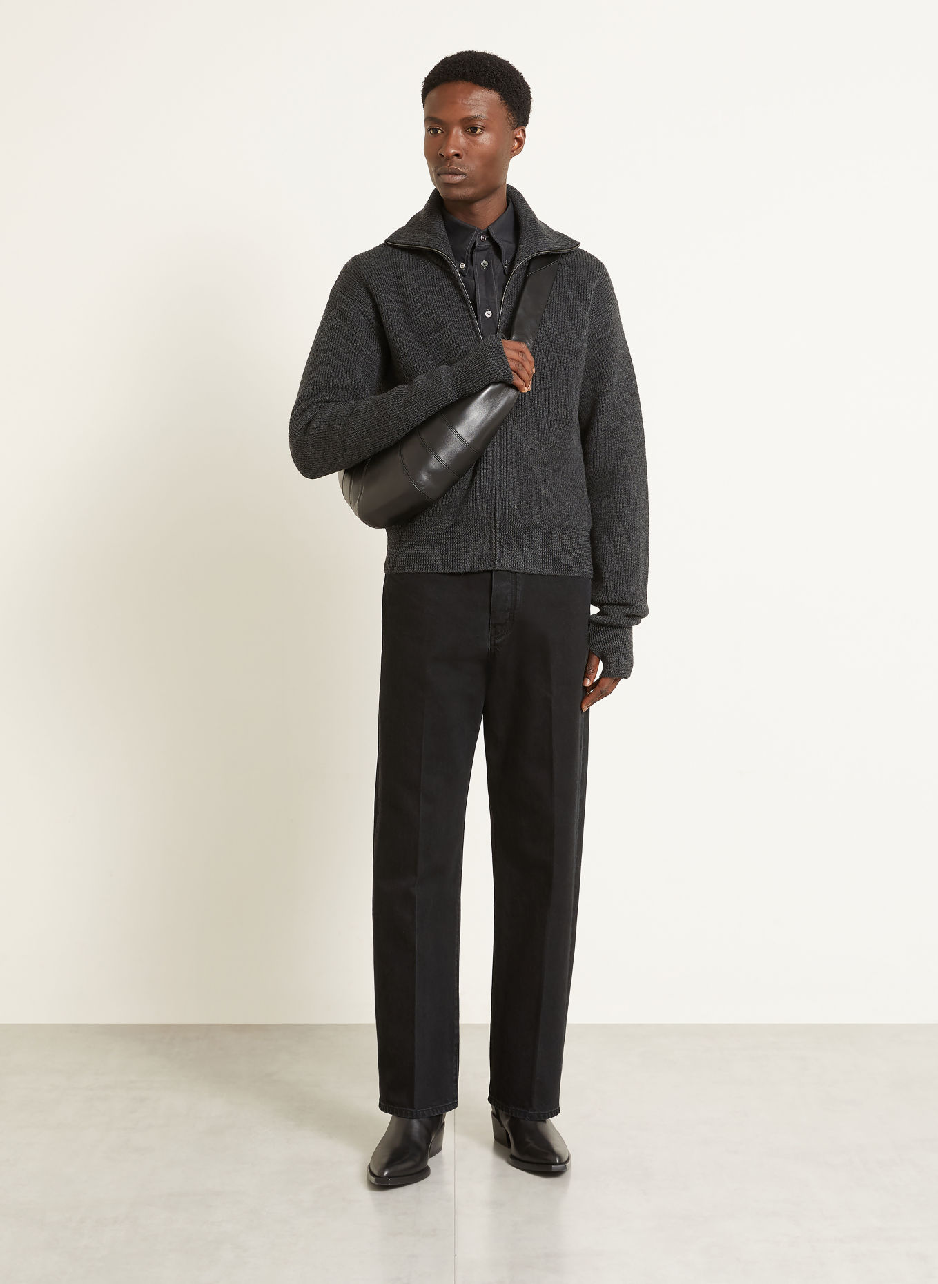 LEMAIRE Jean coupe droite: NOIR