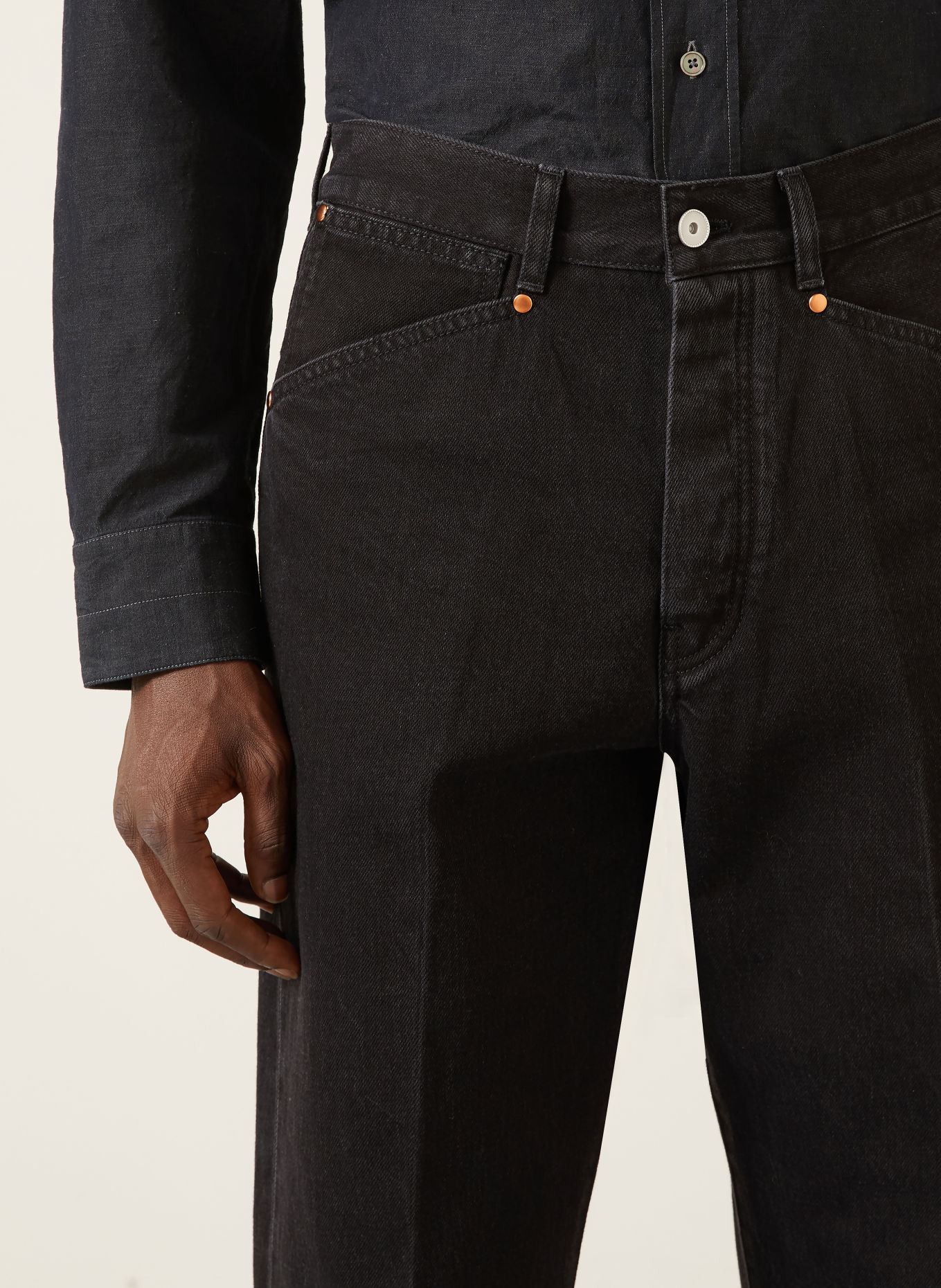 LEMAIRE Jean coupe droite: NOIR