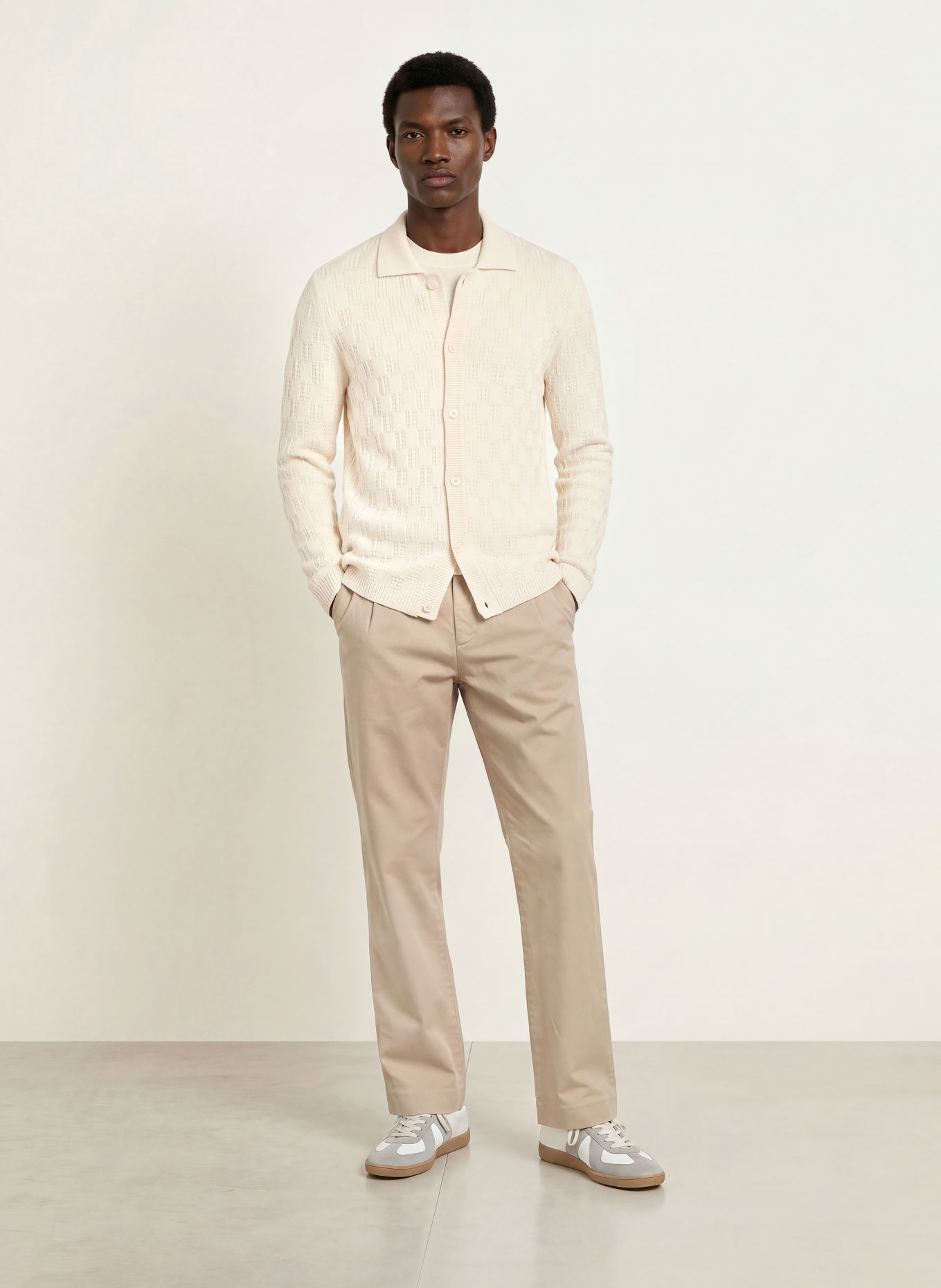 PAUL Cardigan: ECRU