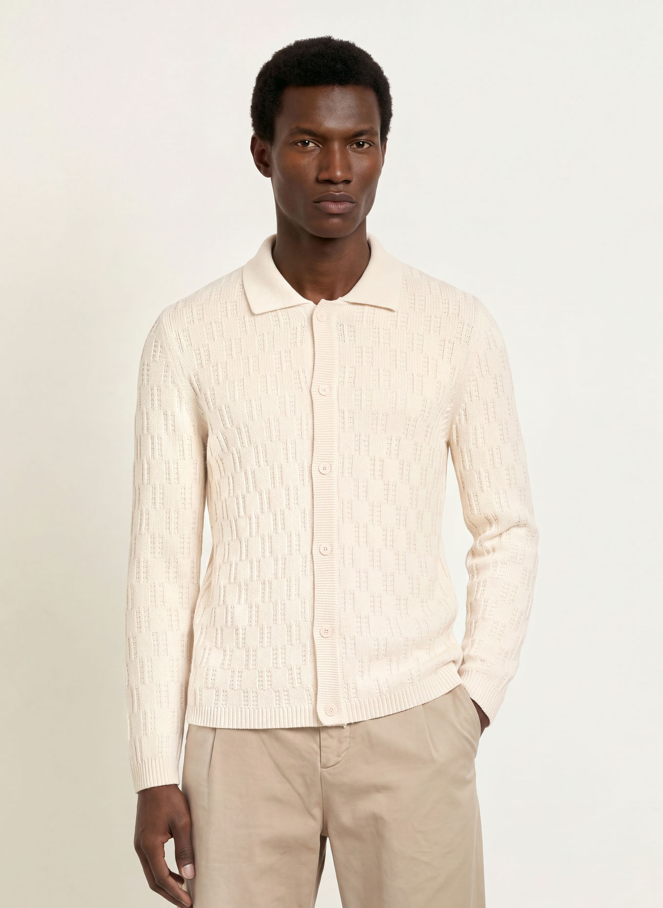 PAUL Cardigan: ECRU