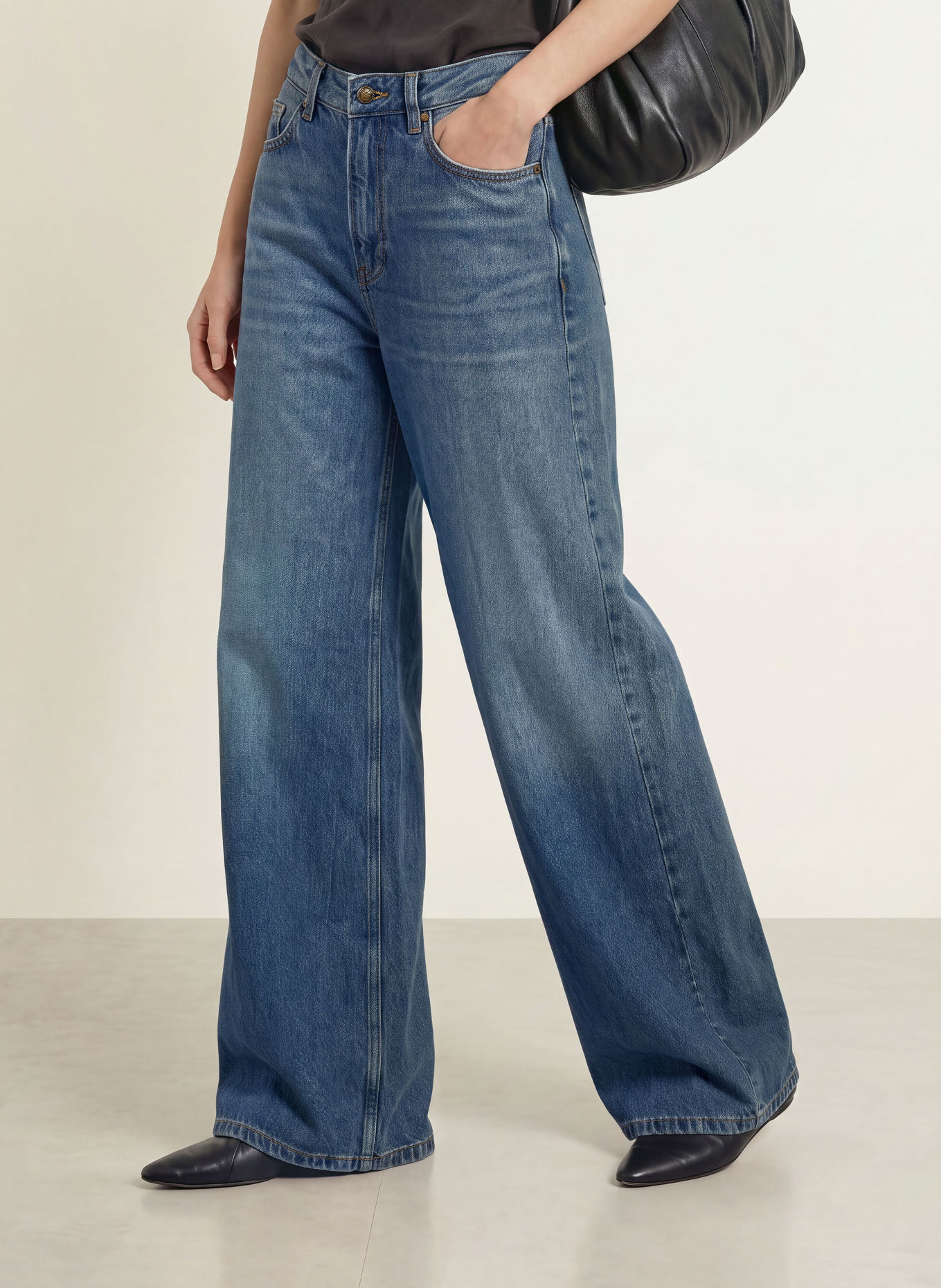 JOOP! JEANS Jeansy wide leg: 423 Medium Blue 423
