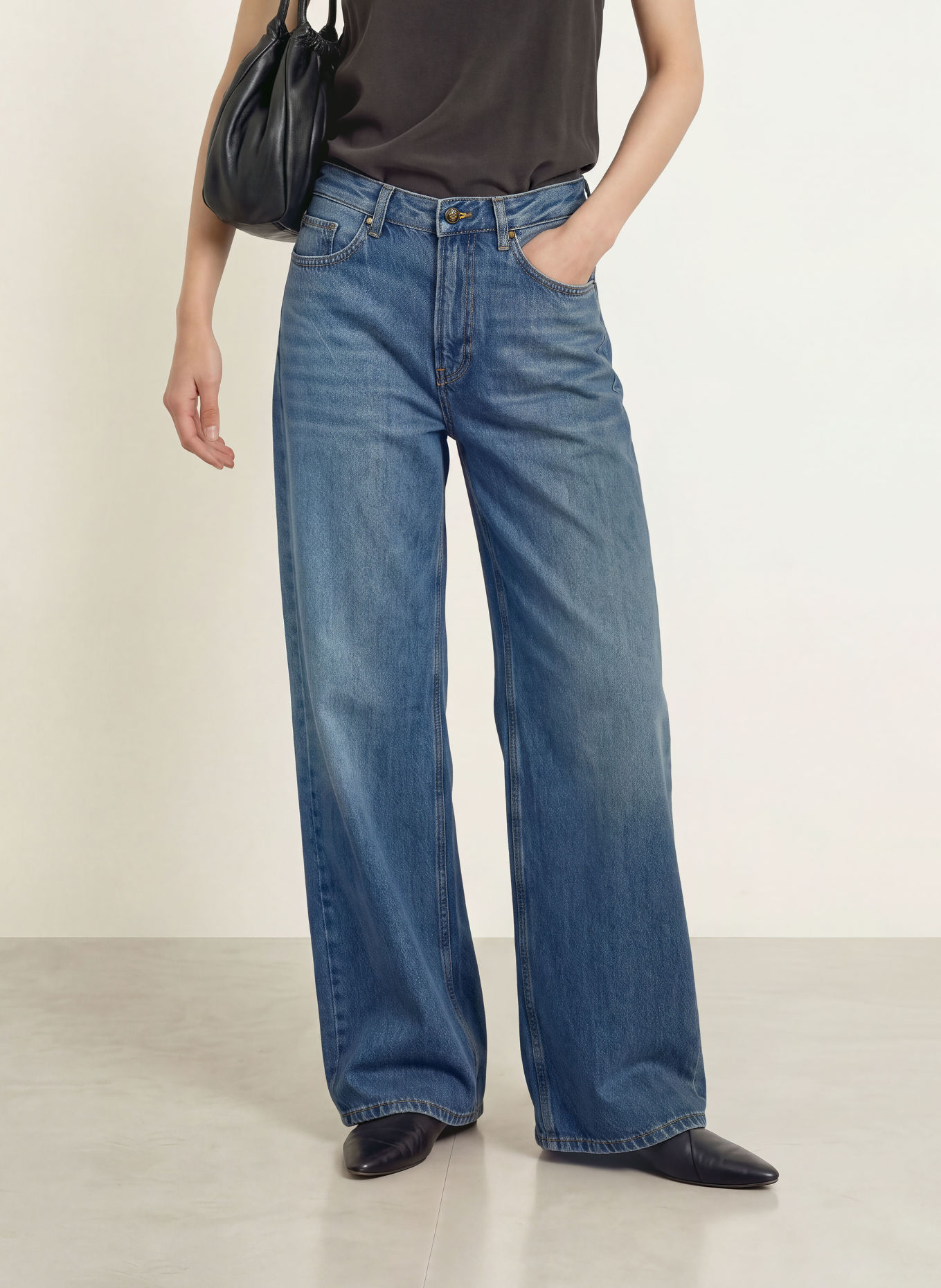 JOOP! JEANS Jeansy wide leg: 423 Medium Blue 423