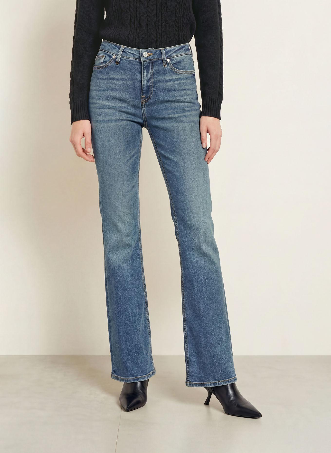 JOOP! JEANS Bootcut džíny MARION: 423 Medium Blue 423