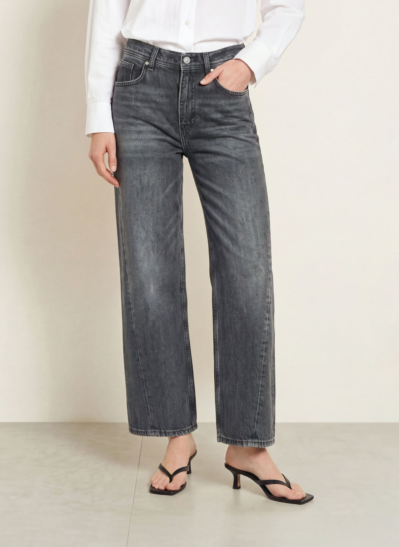 JOOP! JEANS Široké džíny MAXINE: 022 Dark Grey 022
