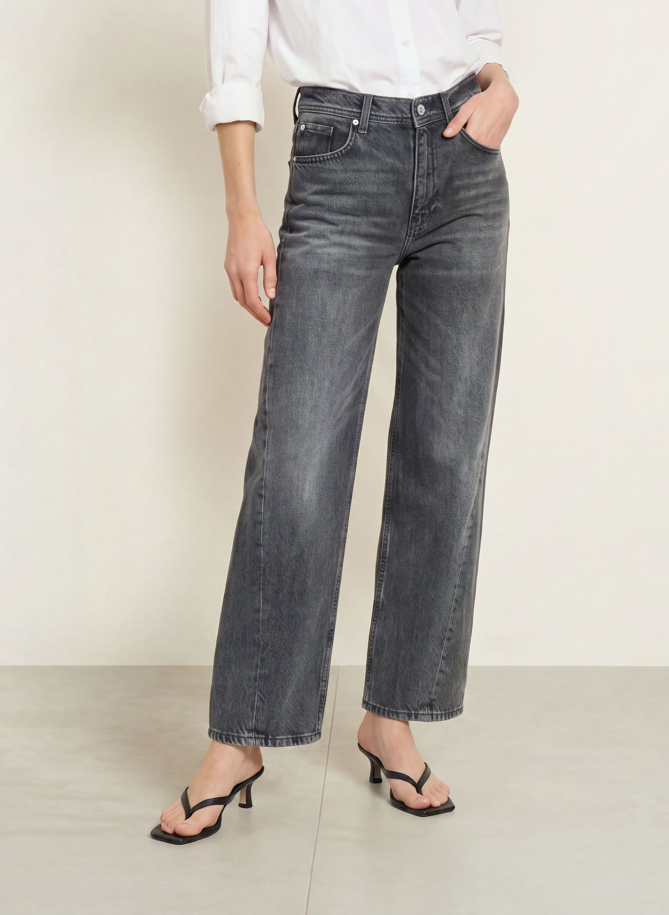 JOOP! JEANS Široké džíny MAXINE: 022 Dark Grey 022