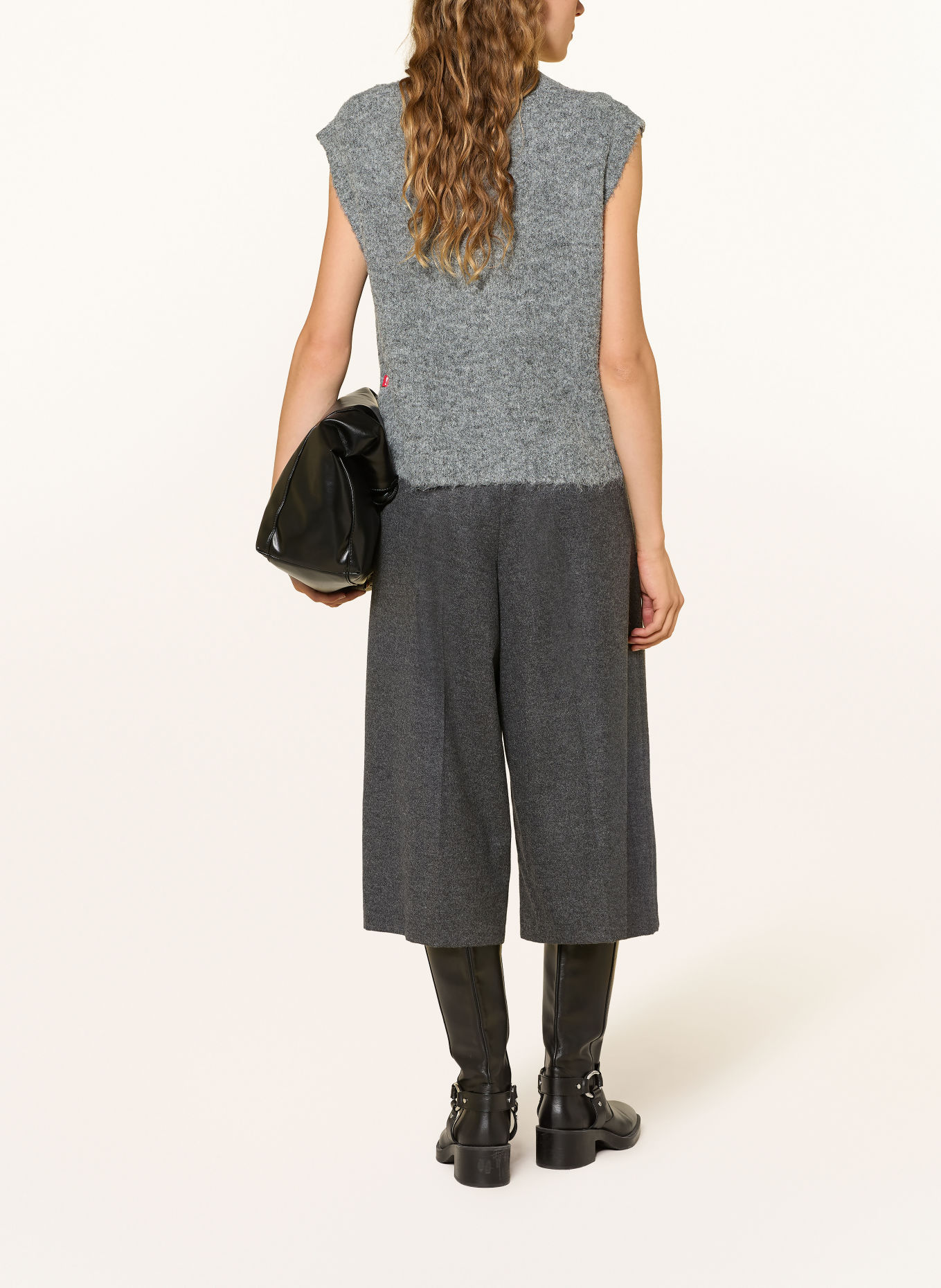 JOOP! JEANS Gebreid vest KIRRA: GRIJS