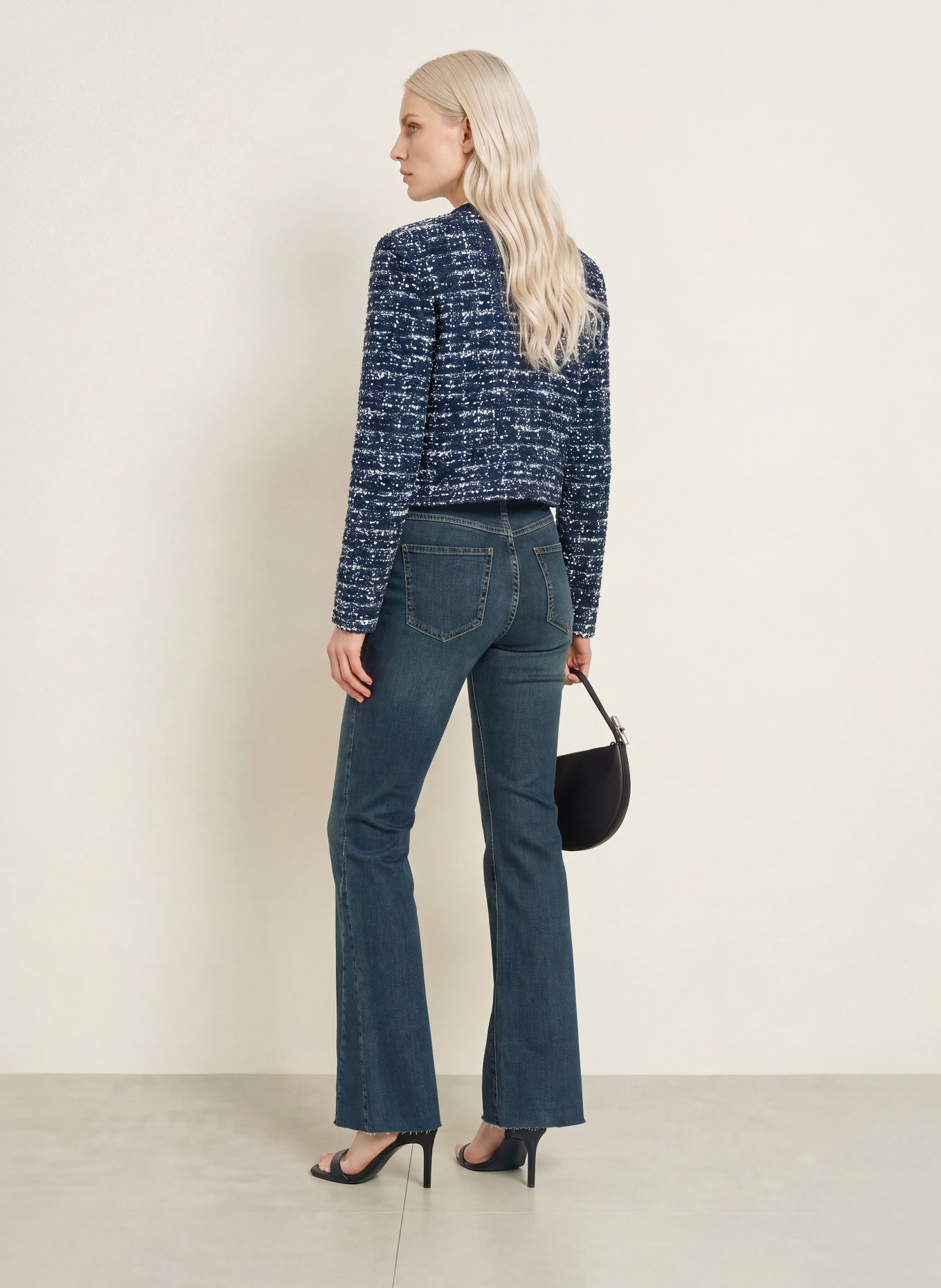 JOOP! JEANS Bootcut džíny EILENA: 414 Navy 414