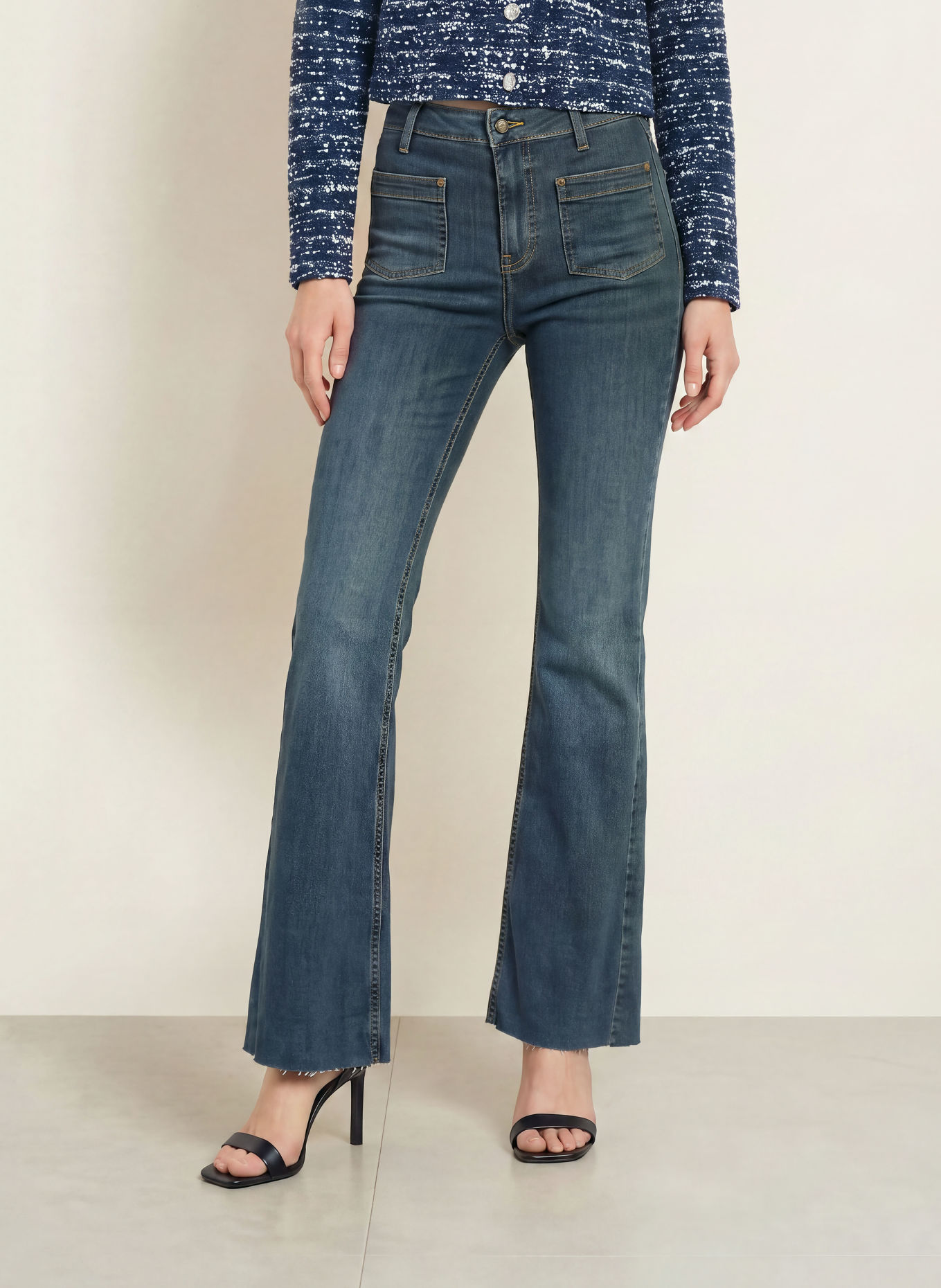 JOOP! JEANS Bootcut džíny EILENA: 414 Navy 414