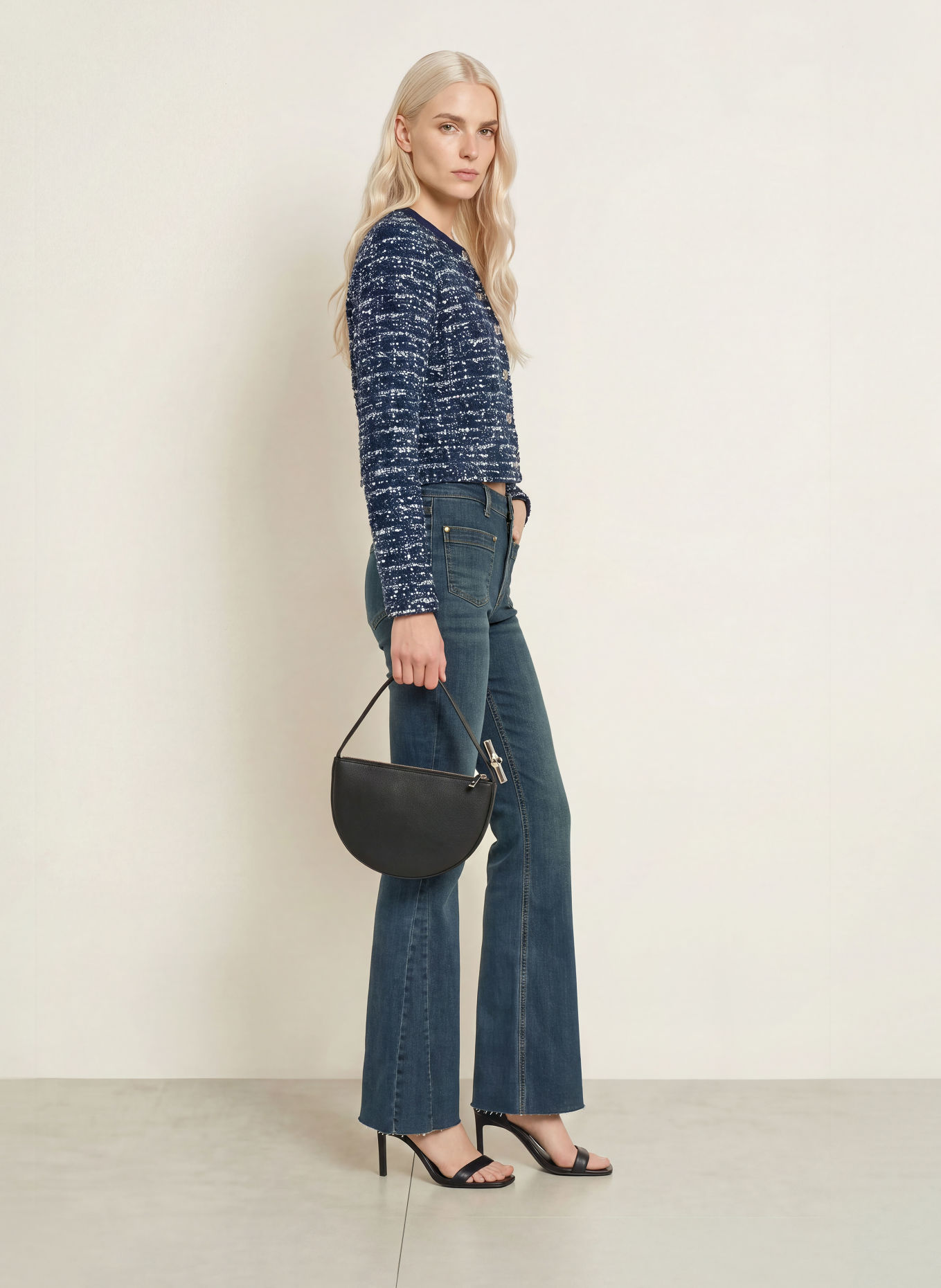 JOOP! JEANS Bootcut džíny EILENA: 414 Navy 414