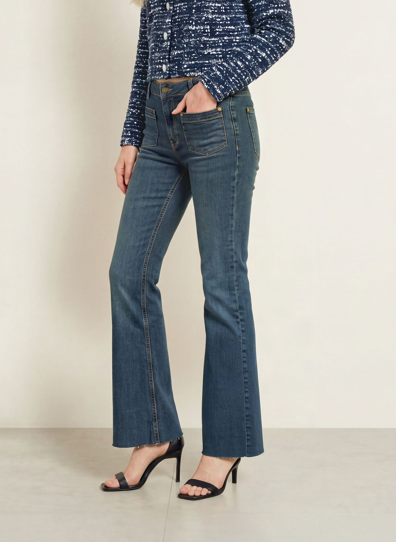 JOOP! JEANS Bootcut džíny EILENA: 414 Navy 414