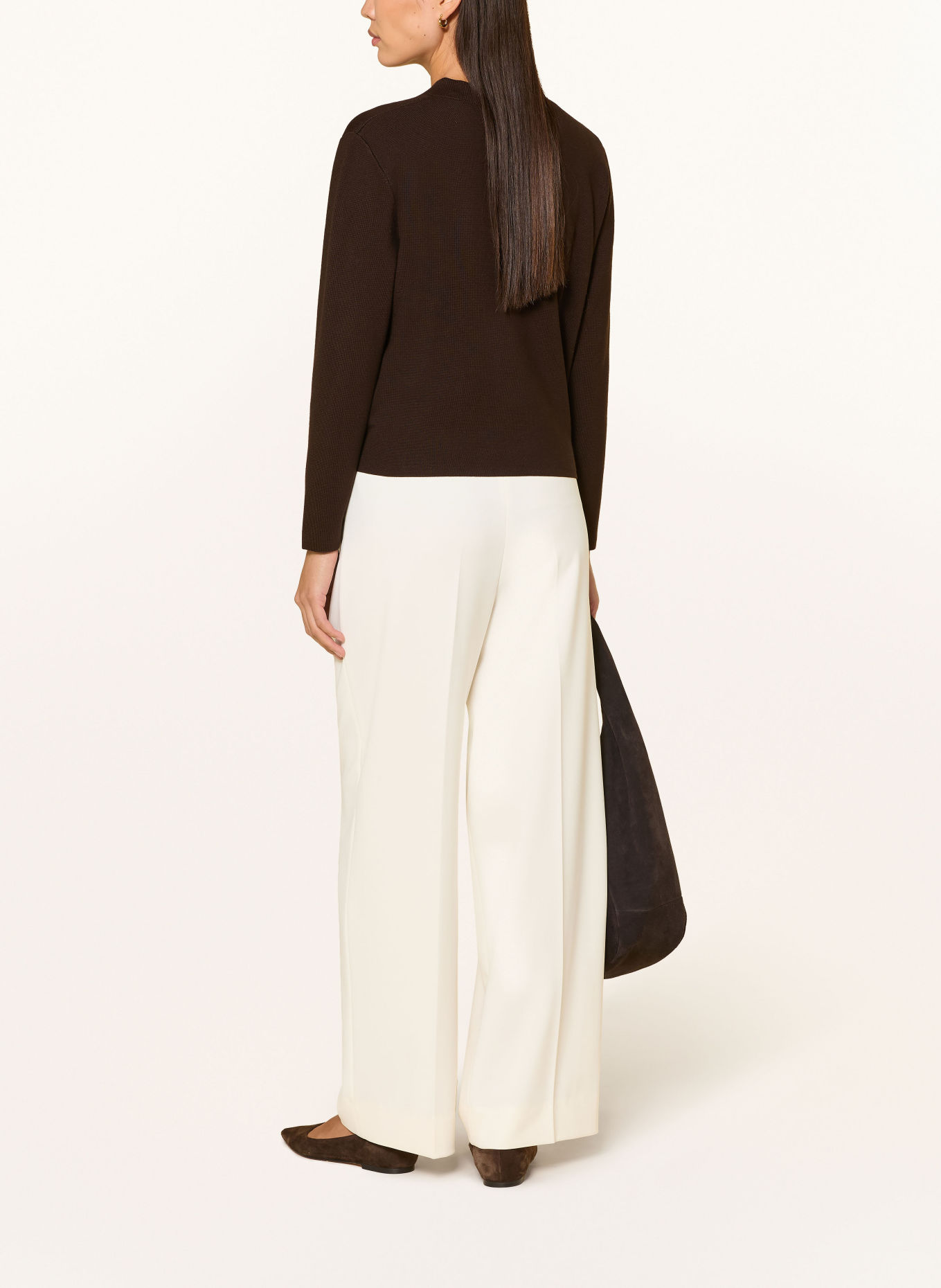 s.Oliver BLACK LABEL Vest: MARRON FONCÉ