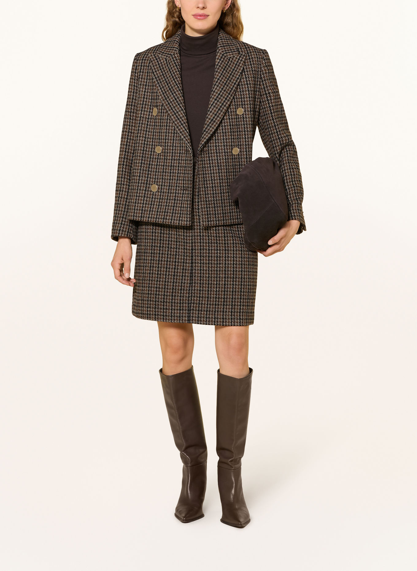 s.Oliver BLACK LABEL Rock: DUNKELBRAUN / GRAU / SCHWARZ
