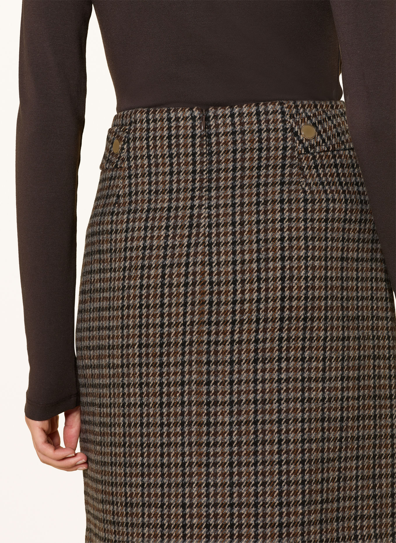 s.Oliver BLACK LABEL Rock: DUNKELBRAUN / GRAU / SCHWARZ