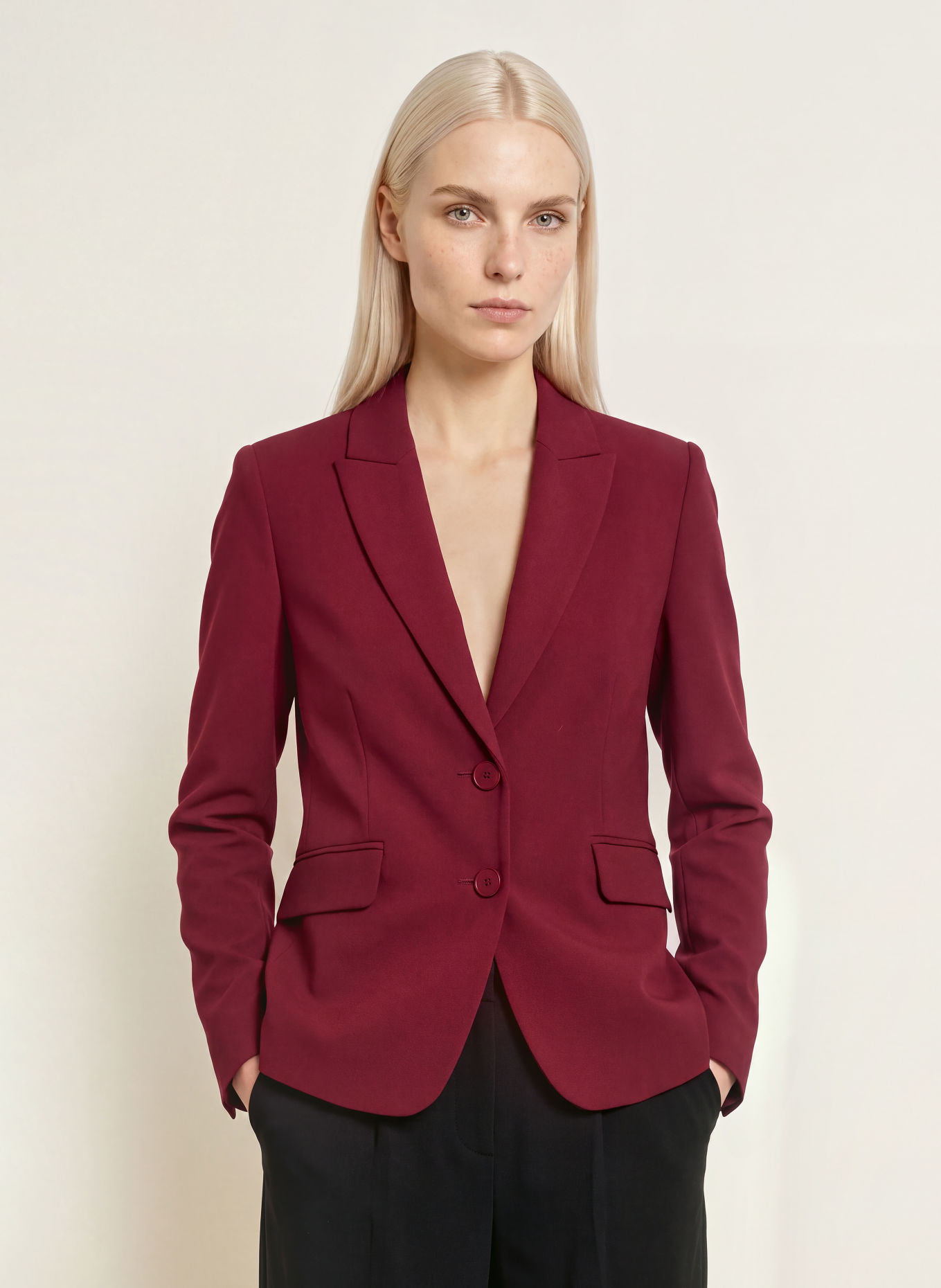 s.Oliver BLACK LABEL Blazer: ROUGE FONCÉ