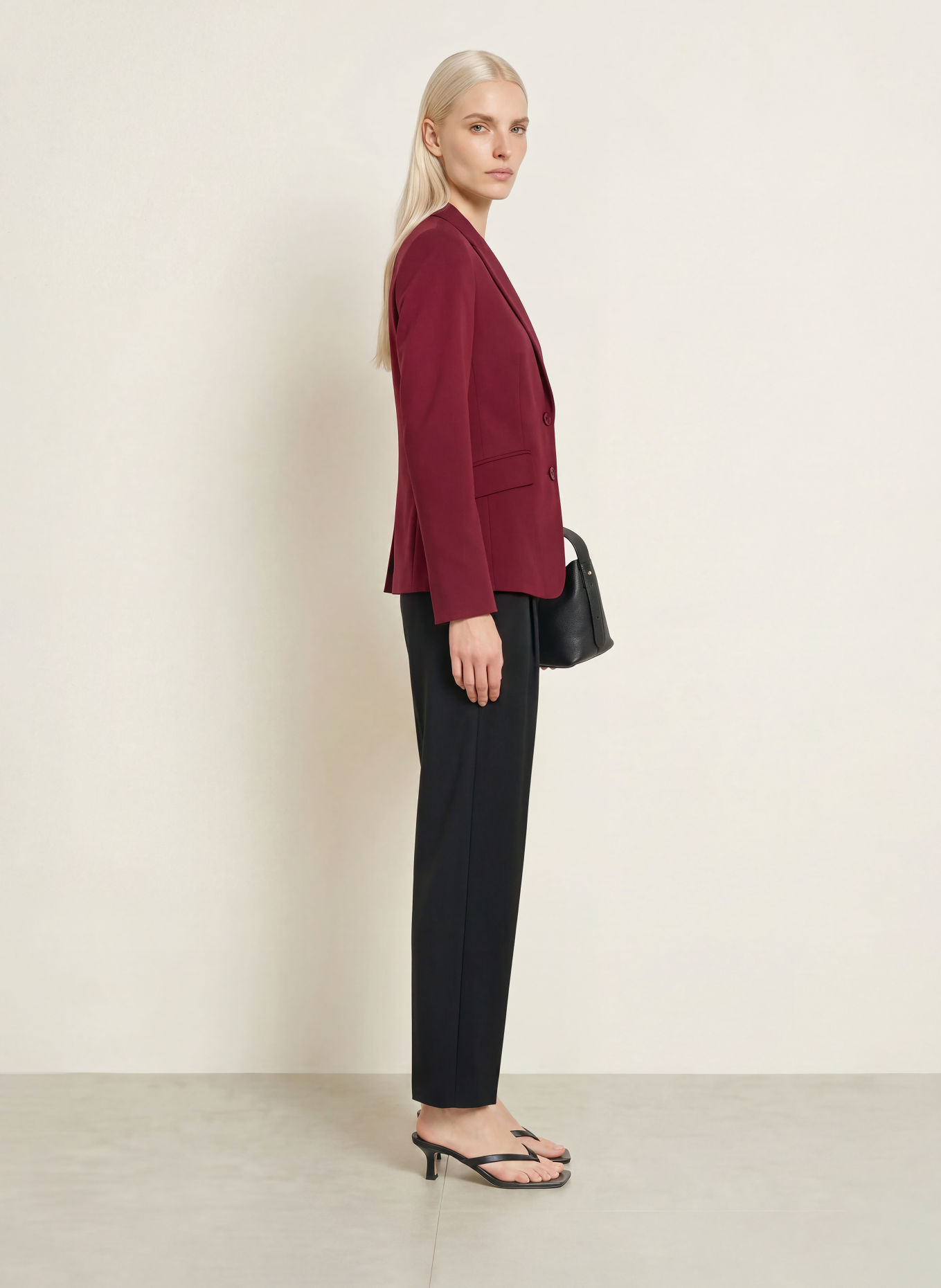 s.Oliver BLACK LABEL Blazer: ROUGE FONCÉ