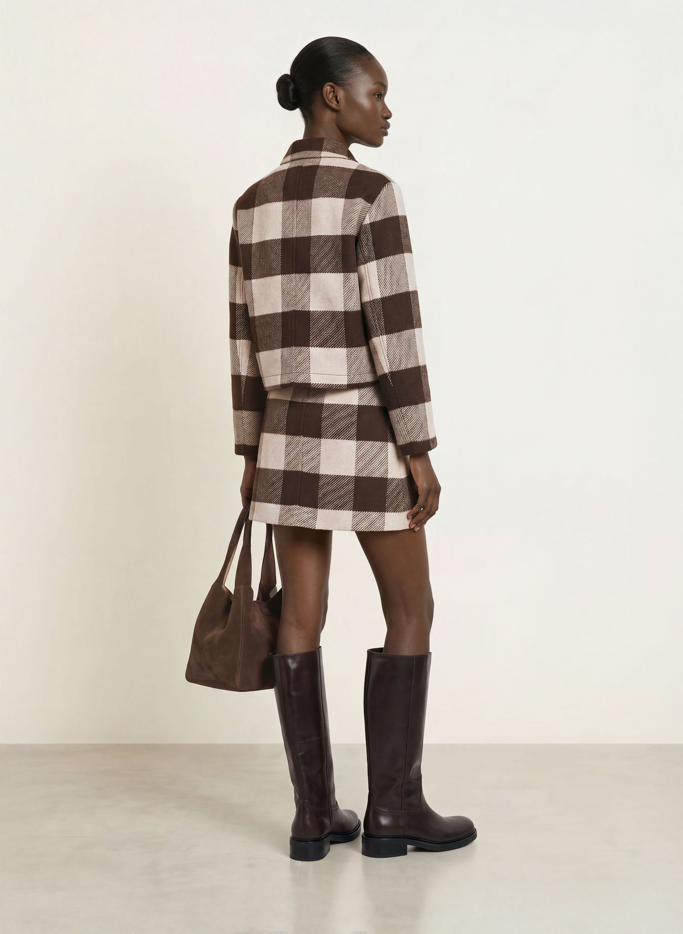 pamela henson Rok PHDAISY: MARRON FONCÉ / CRÈME / TAUPE