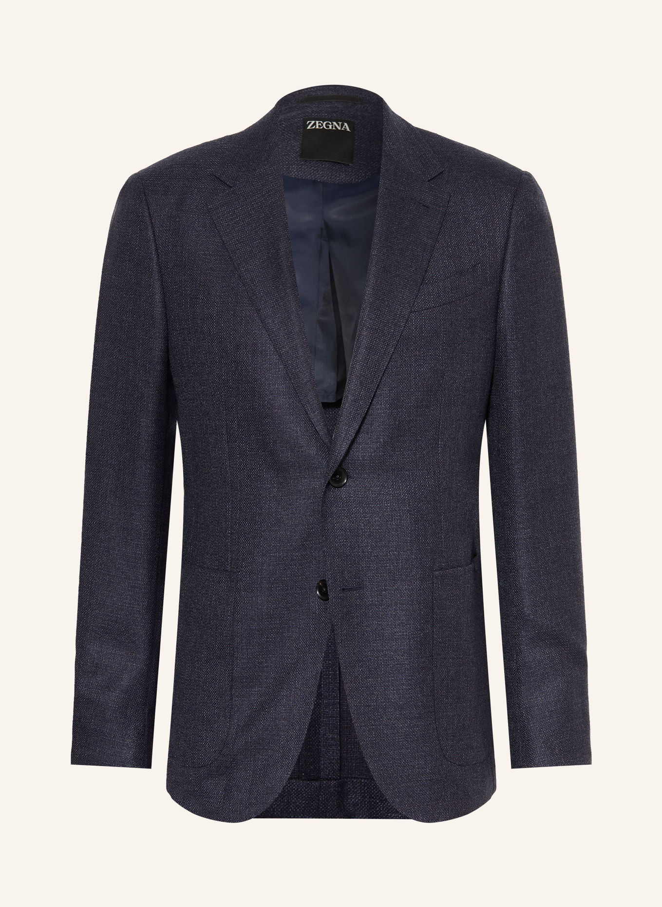 ZEGNA Veston coupe classique: BLEU FONCÉ