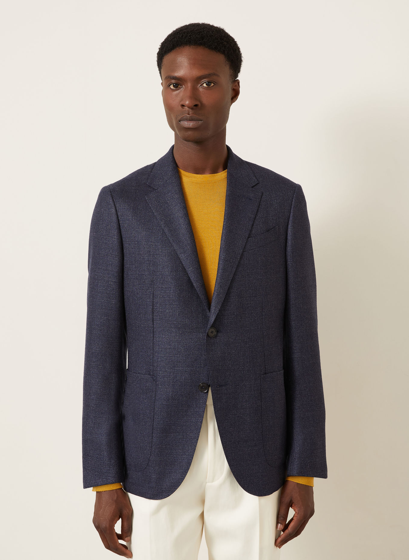 ZEGNA Veston coupe classique: BLEU FONCÉ
