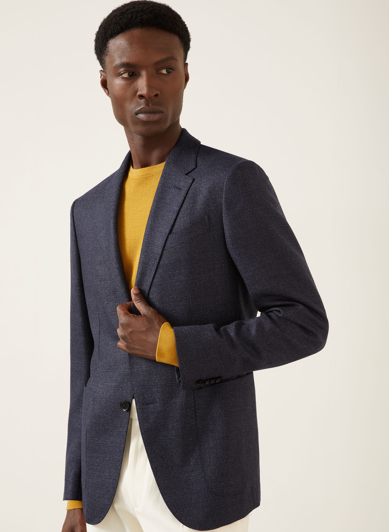ZEGNA Veston coupe classique: BLEU FONCÉ