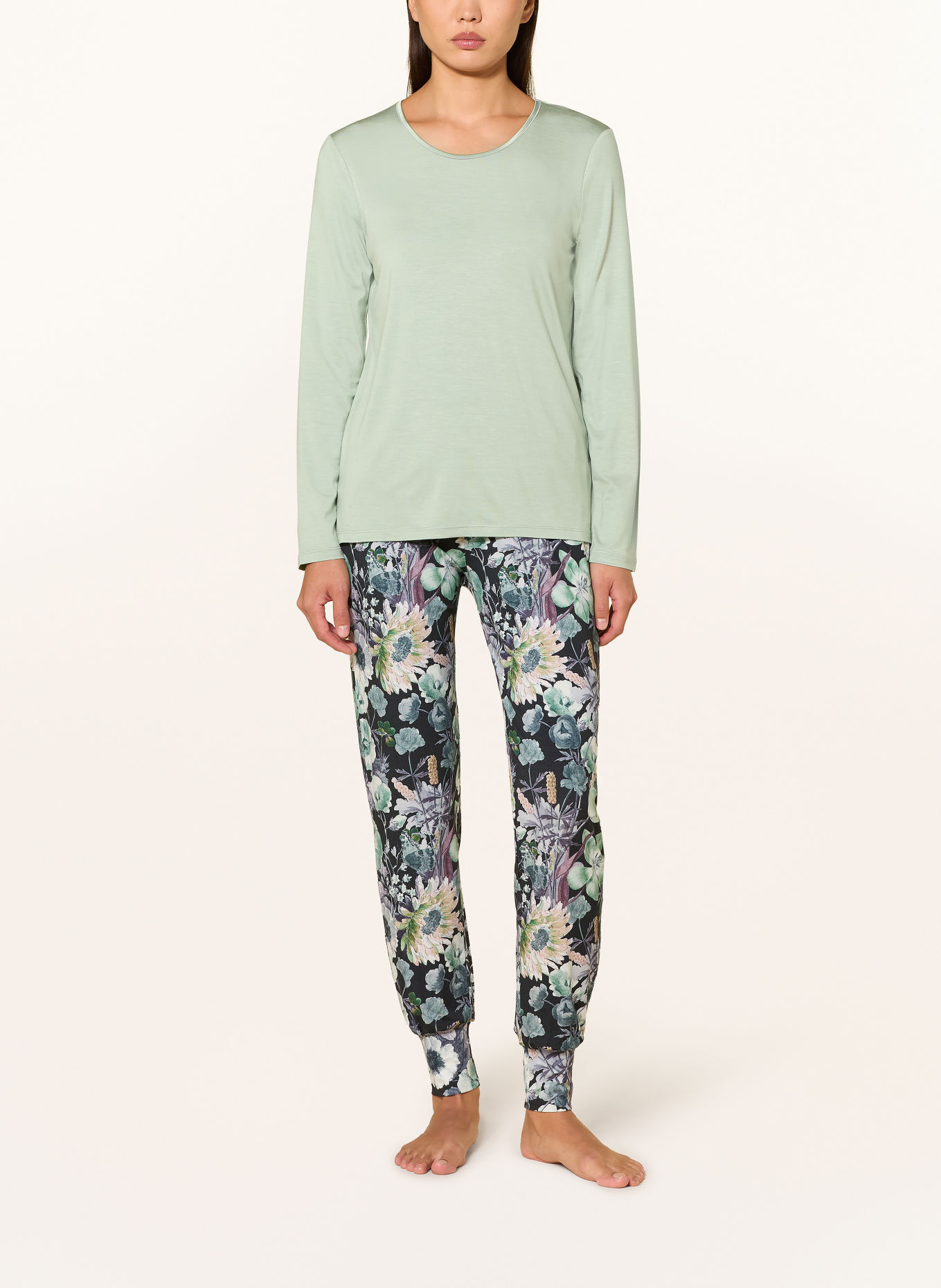 ESSENZA Pyjamabroek JULES VIOLESTA: DONKERBLAUW / LICHTGROEN / GROEN