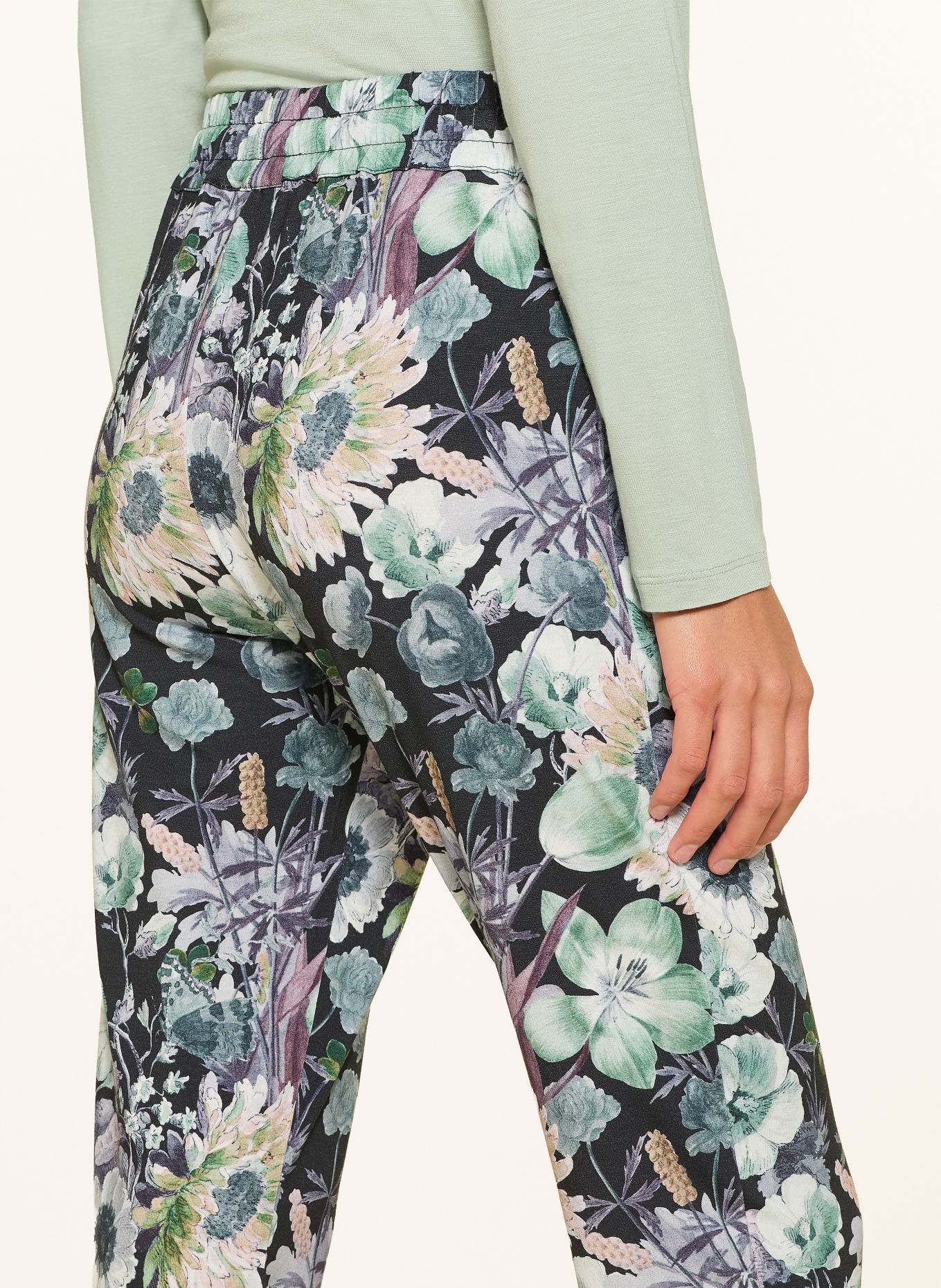 ESSENZA Pyjamabroek JULES VIOLESTA: DONKERBLAUW / LICHTGROEN / GROEN