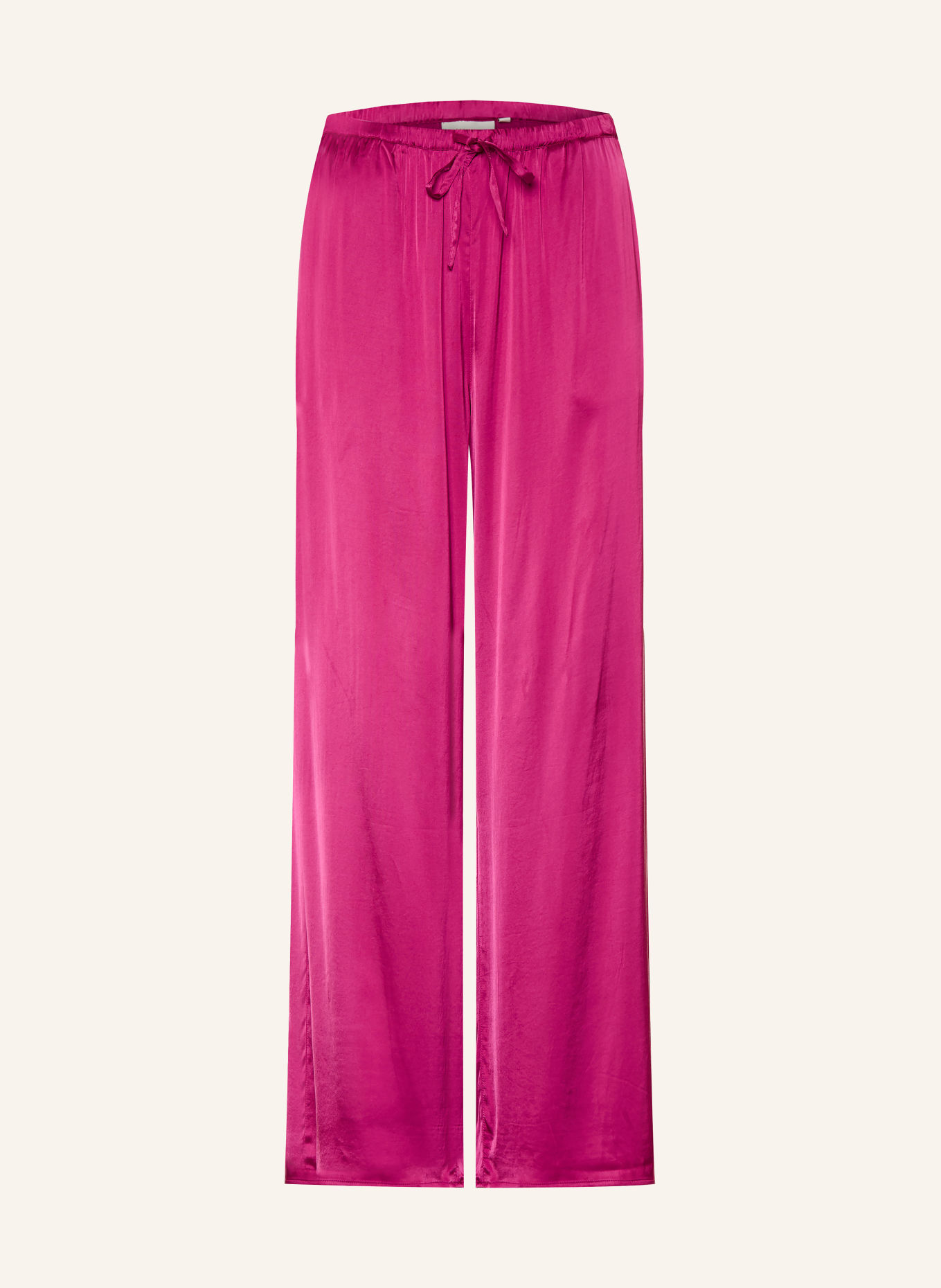 ESSENZA Pyjamabroek IDA UNI van satijn: FUCHSIA