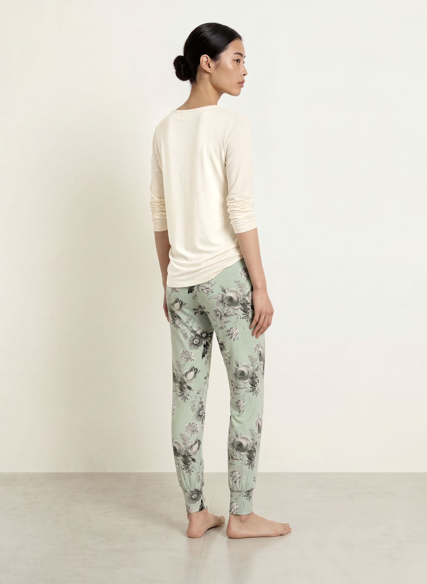 ESSENZA Haut de pyjama JULOT UNI: CRÈME