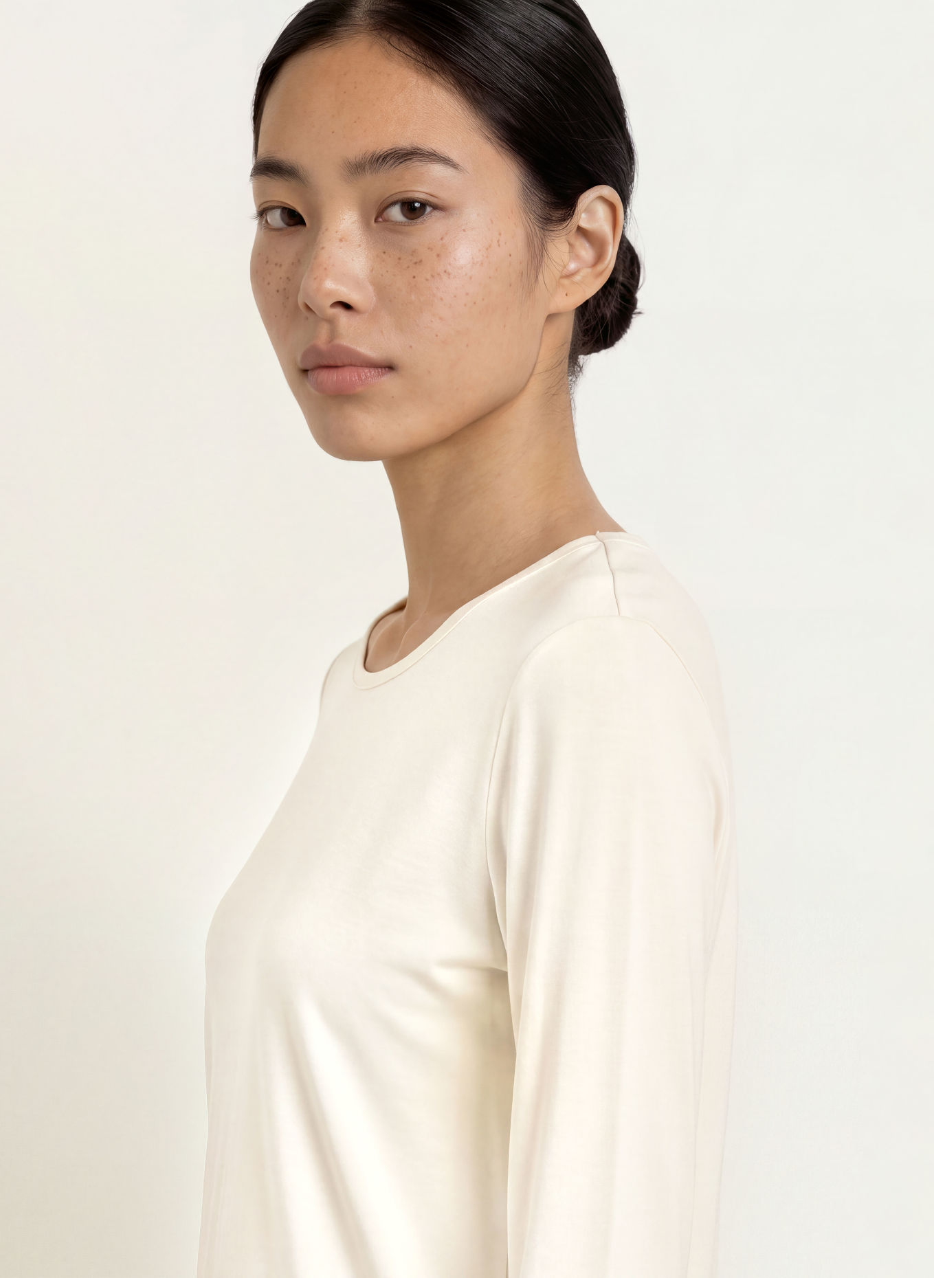 ESSENZA Haut de pyjama JULOT UNI: CRÈME
