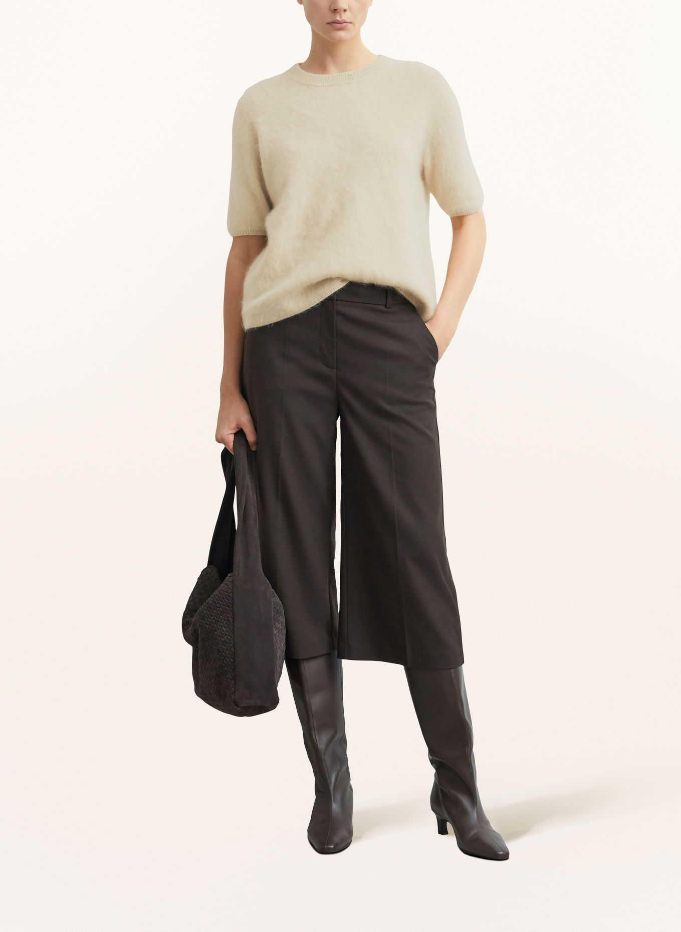COMMA Strickshirt: BEIGE