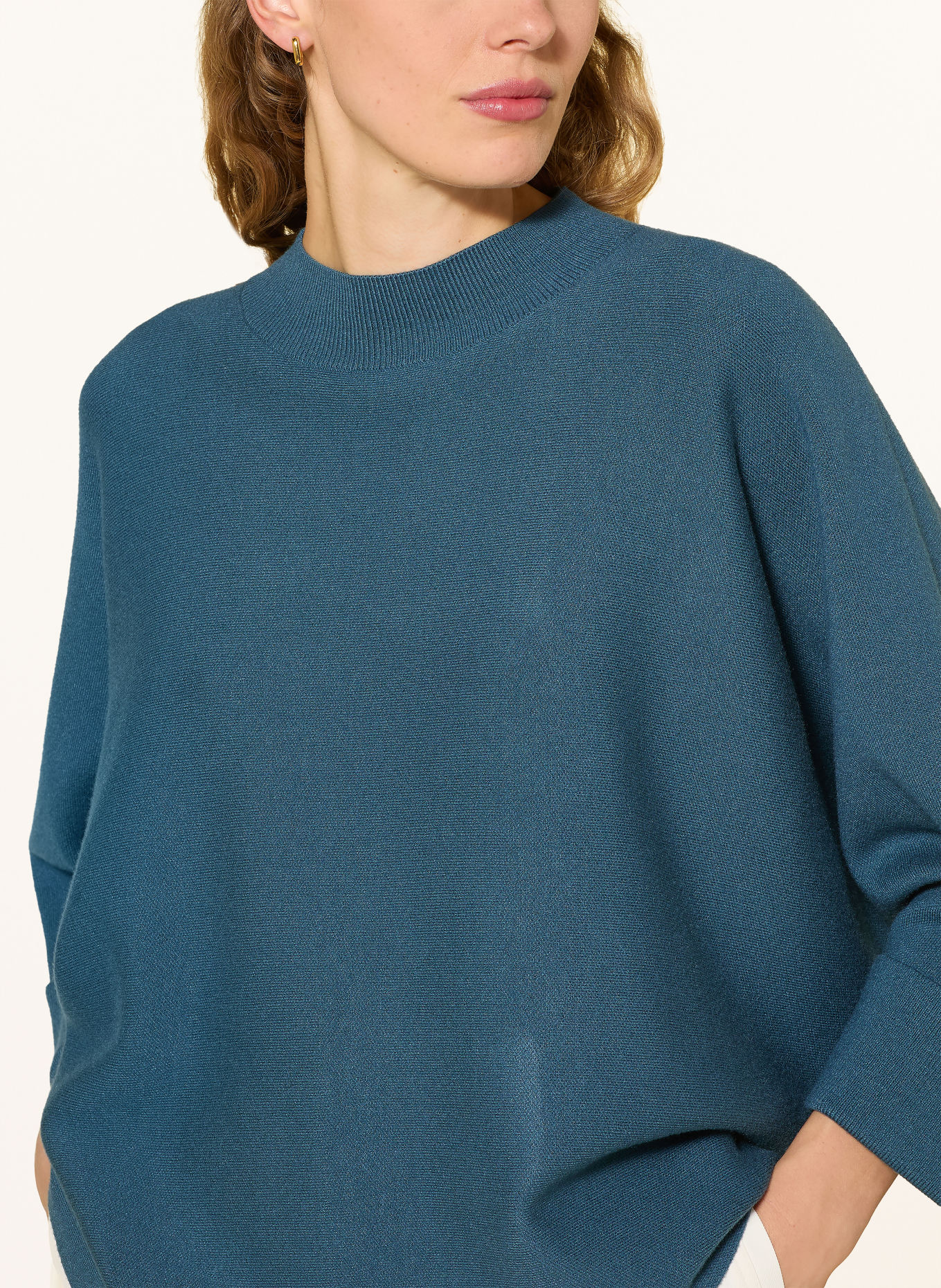 COMMA Pullover mit 3/4-Arm: PETROL