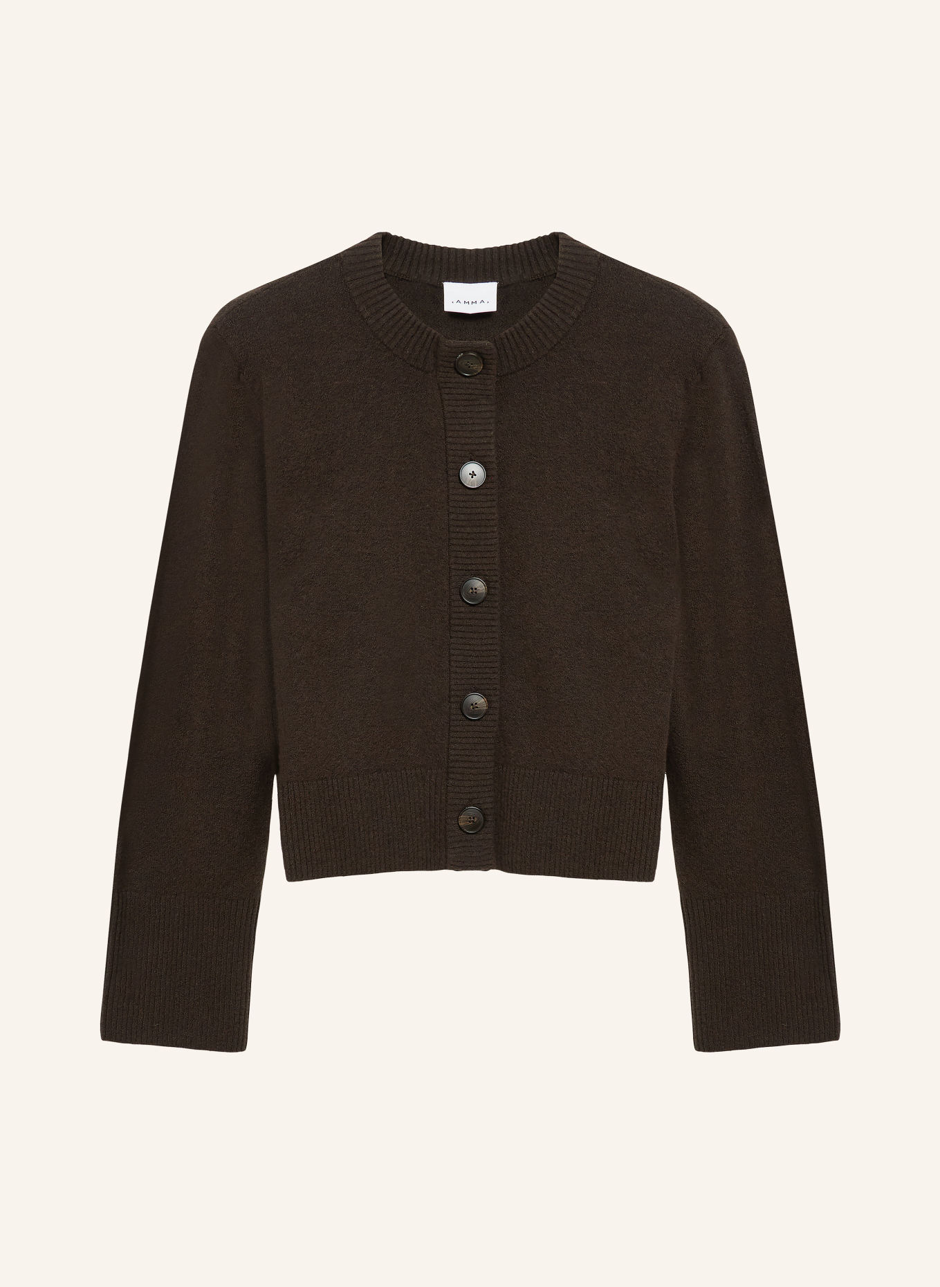 COMMA Strickjacke: DUNKELBRAUN