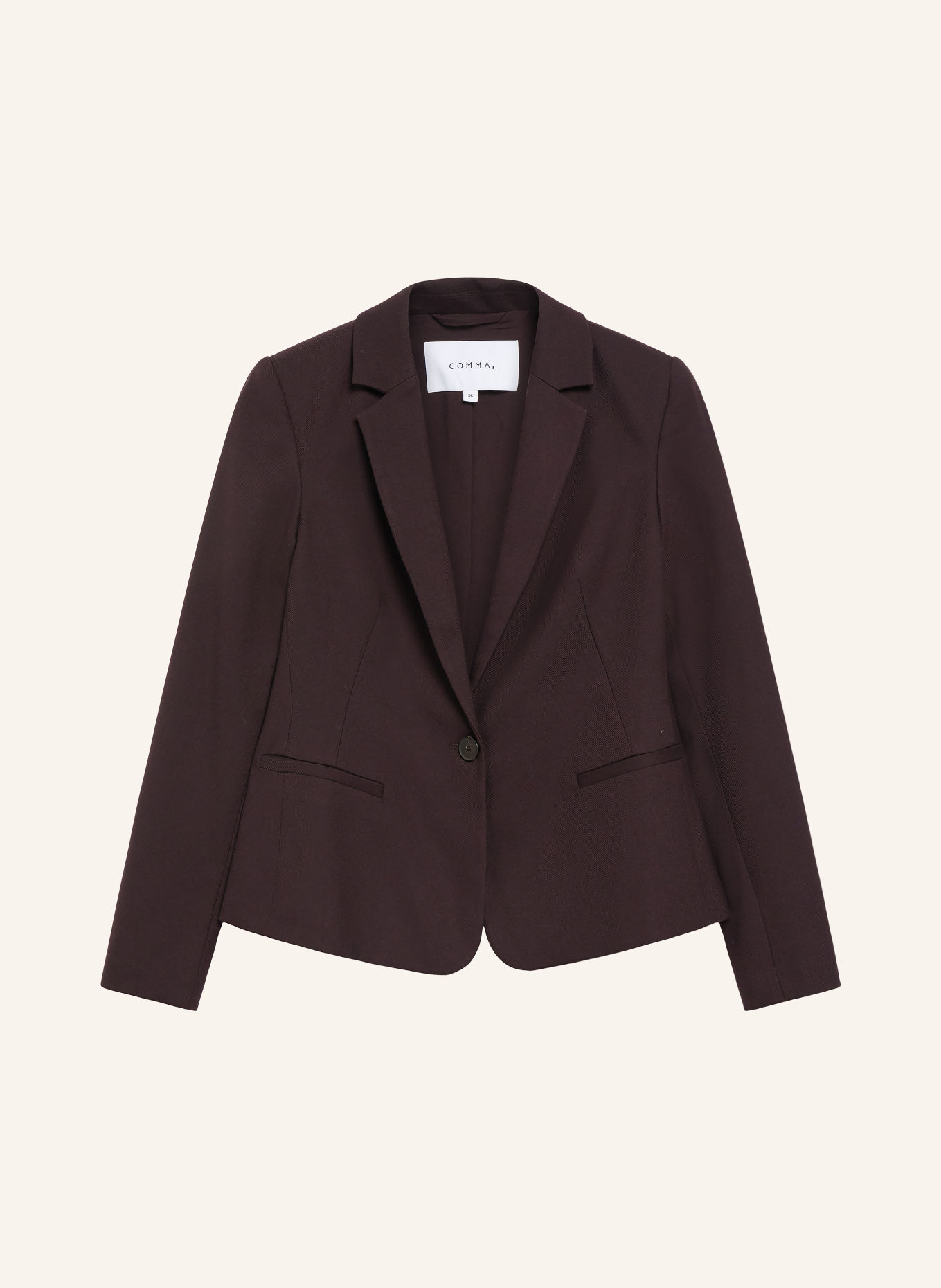 comma Blazer: DUNKELLILA