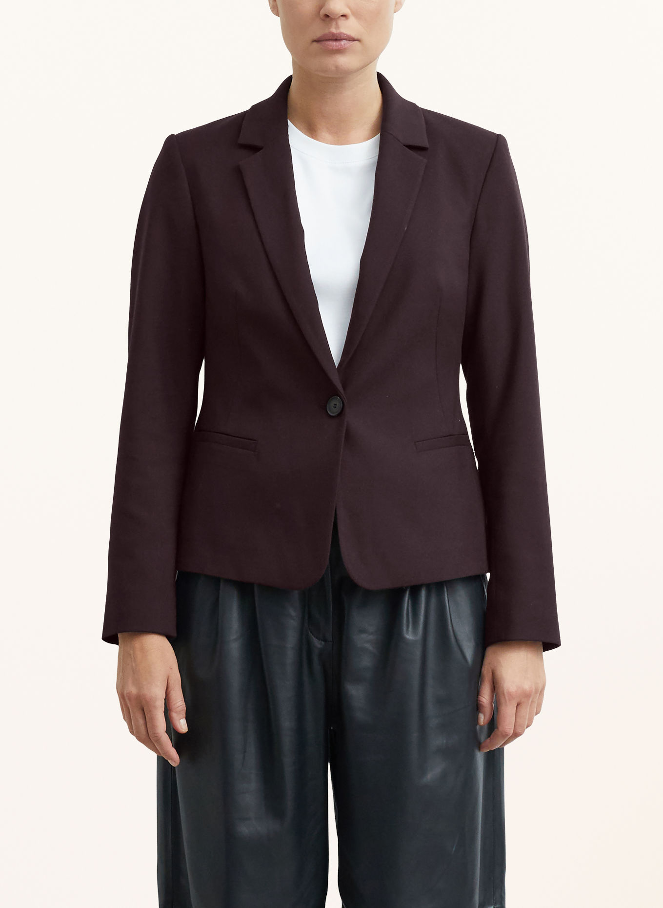comma Blazer: DUNKELLILA