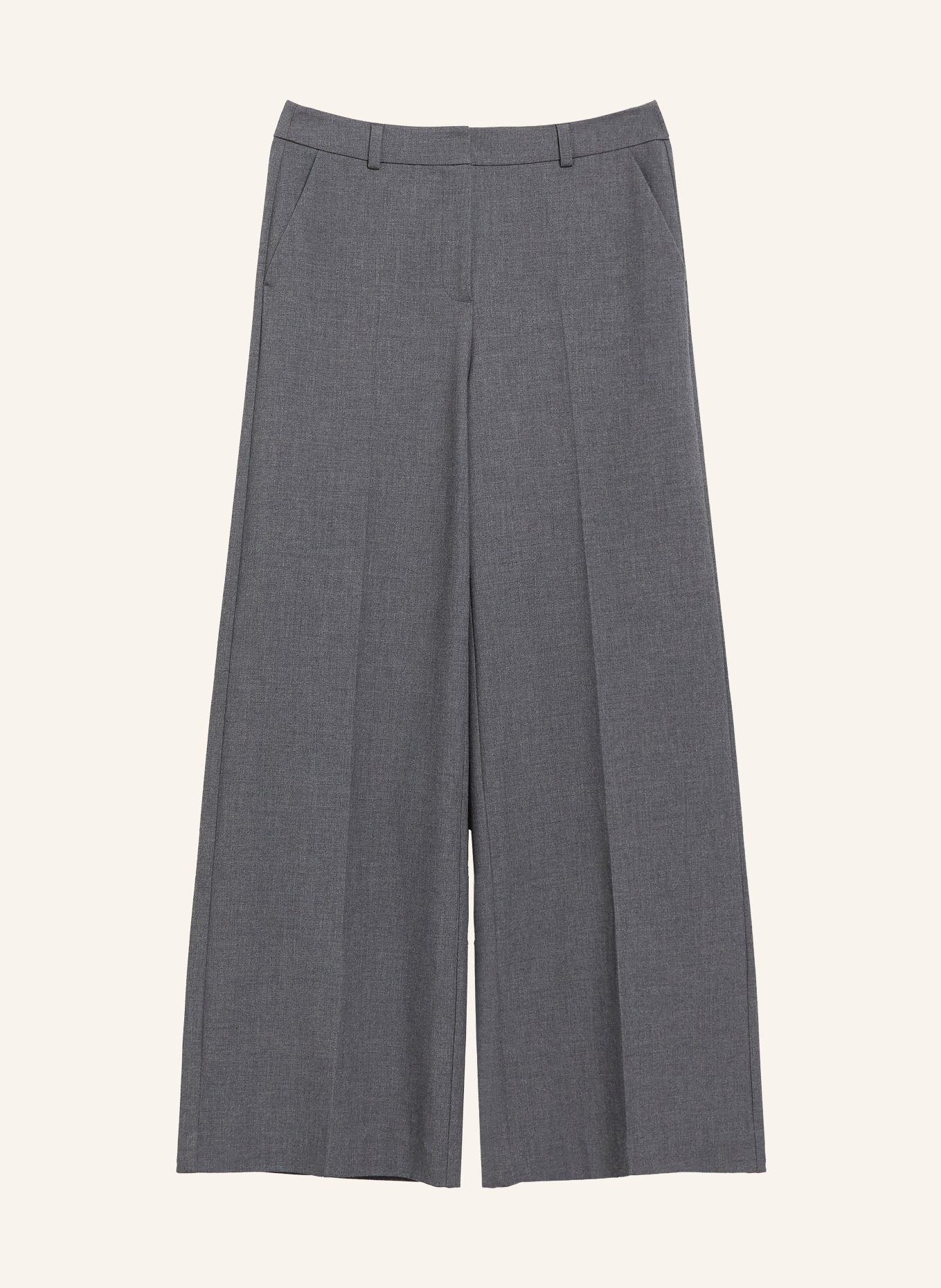 COMMA Wide-leg trousers: GRAY