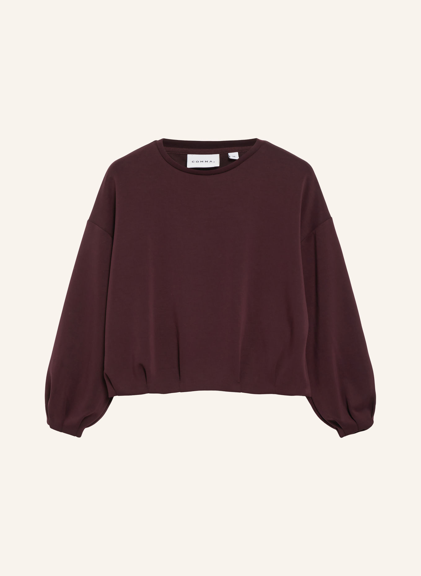 COMMA Sweatshirt: DARK PURPLE