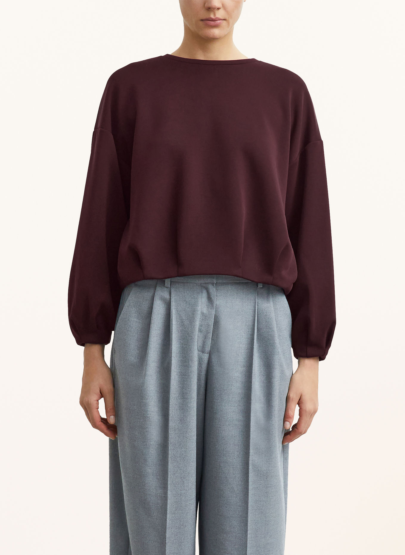 COMMA Sweatshirt: DARK PURPLE