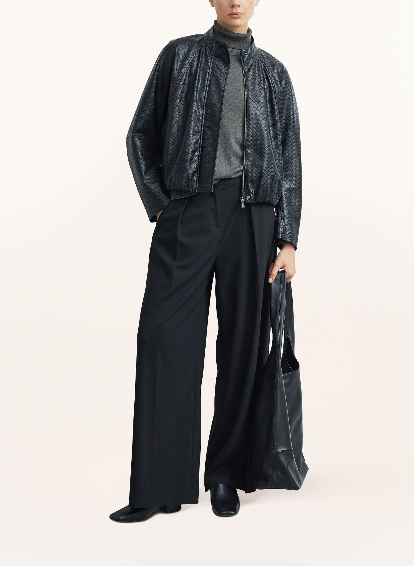 COMMA Turtleneck sweater: DARK GRAY