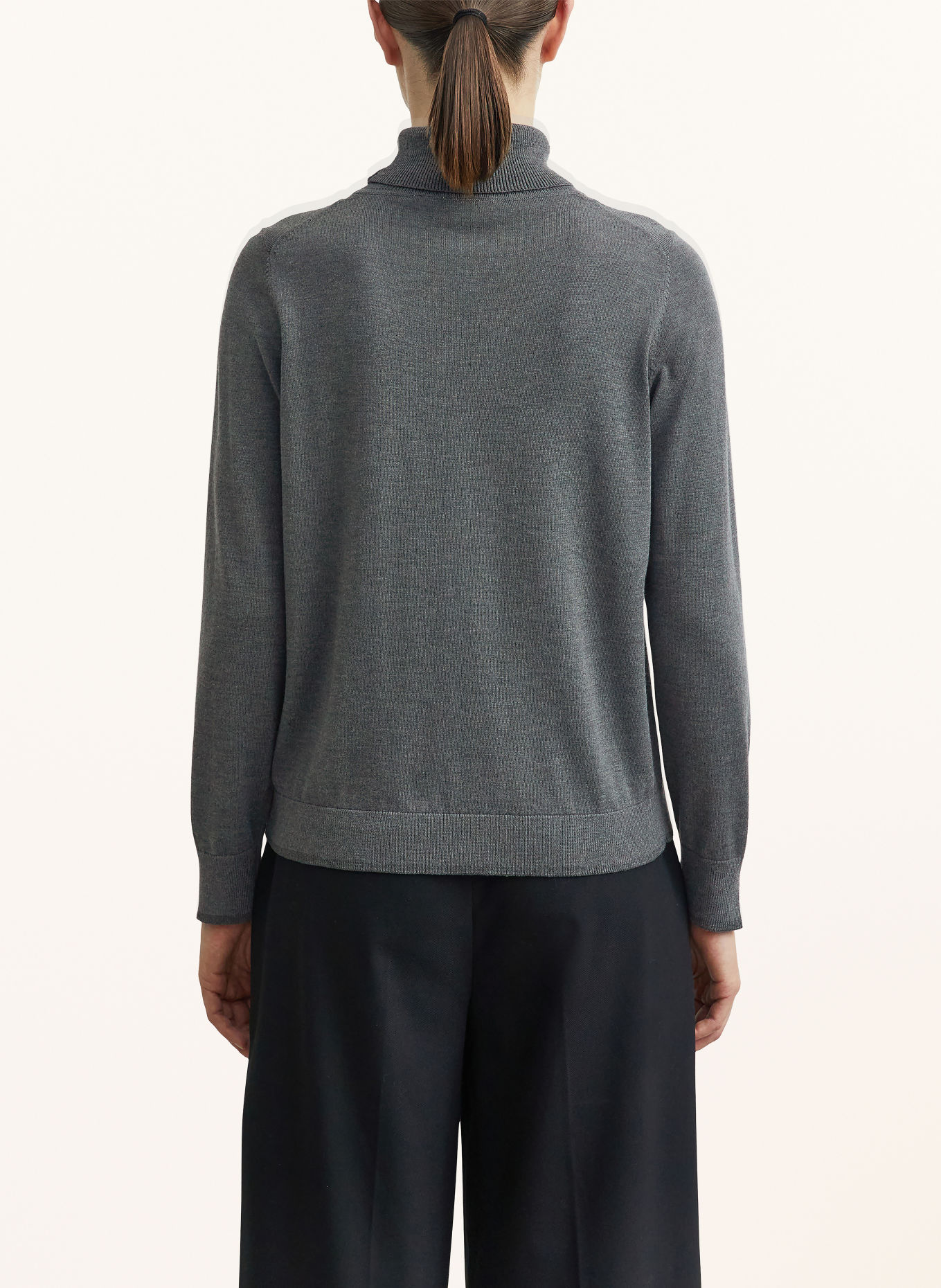 COMMA Turtleneck sweater: DARK GRAY