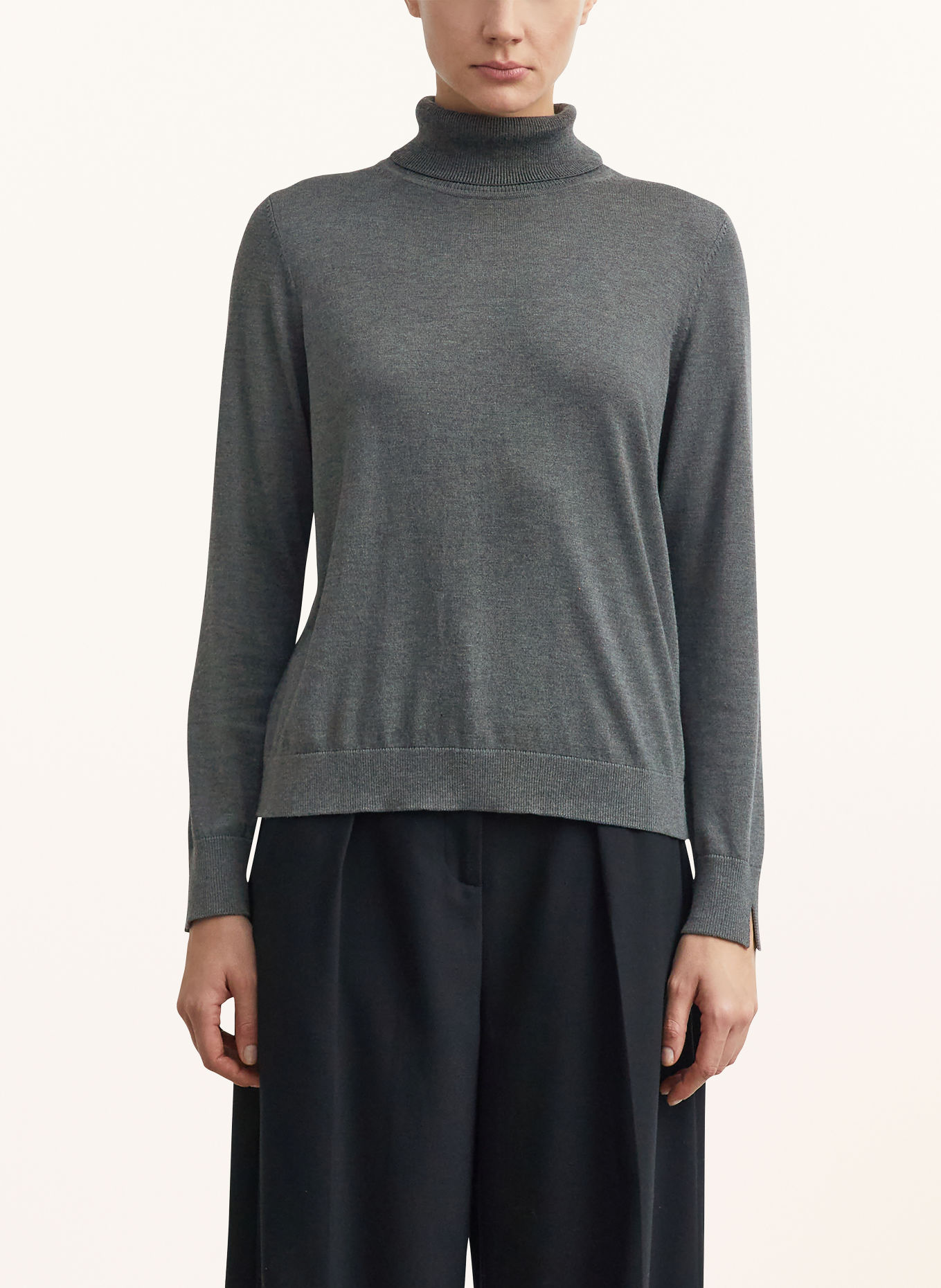 COMMA Turtleneck sweater: DARK GRAY