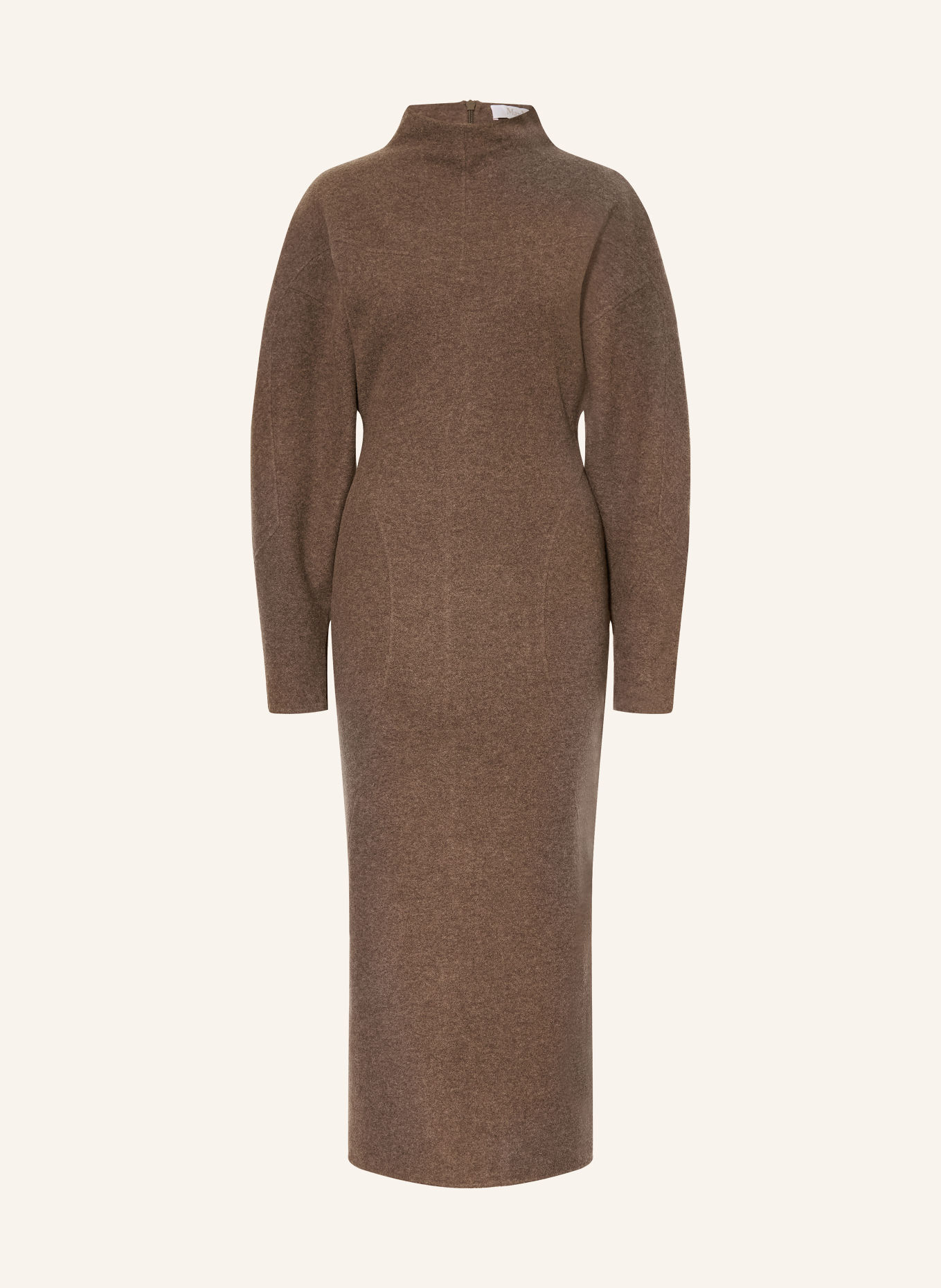 Max Mara Pletené šaty TENUTA: HNĚDÁ