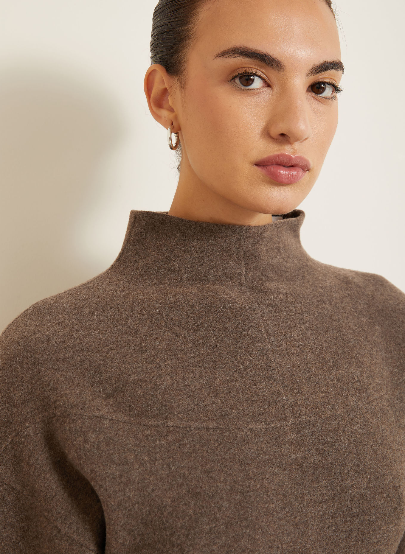 Max Mara Pletené šaty TENUTA: HNĚDÁ