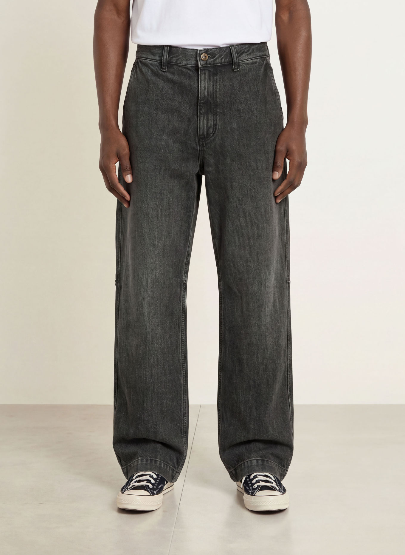 HUGO Jeansy ALTON o kroju regular fit: 032 MEDIUM GREY