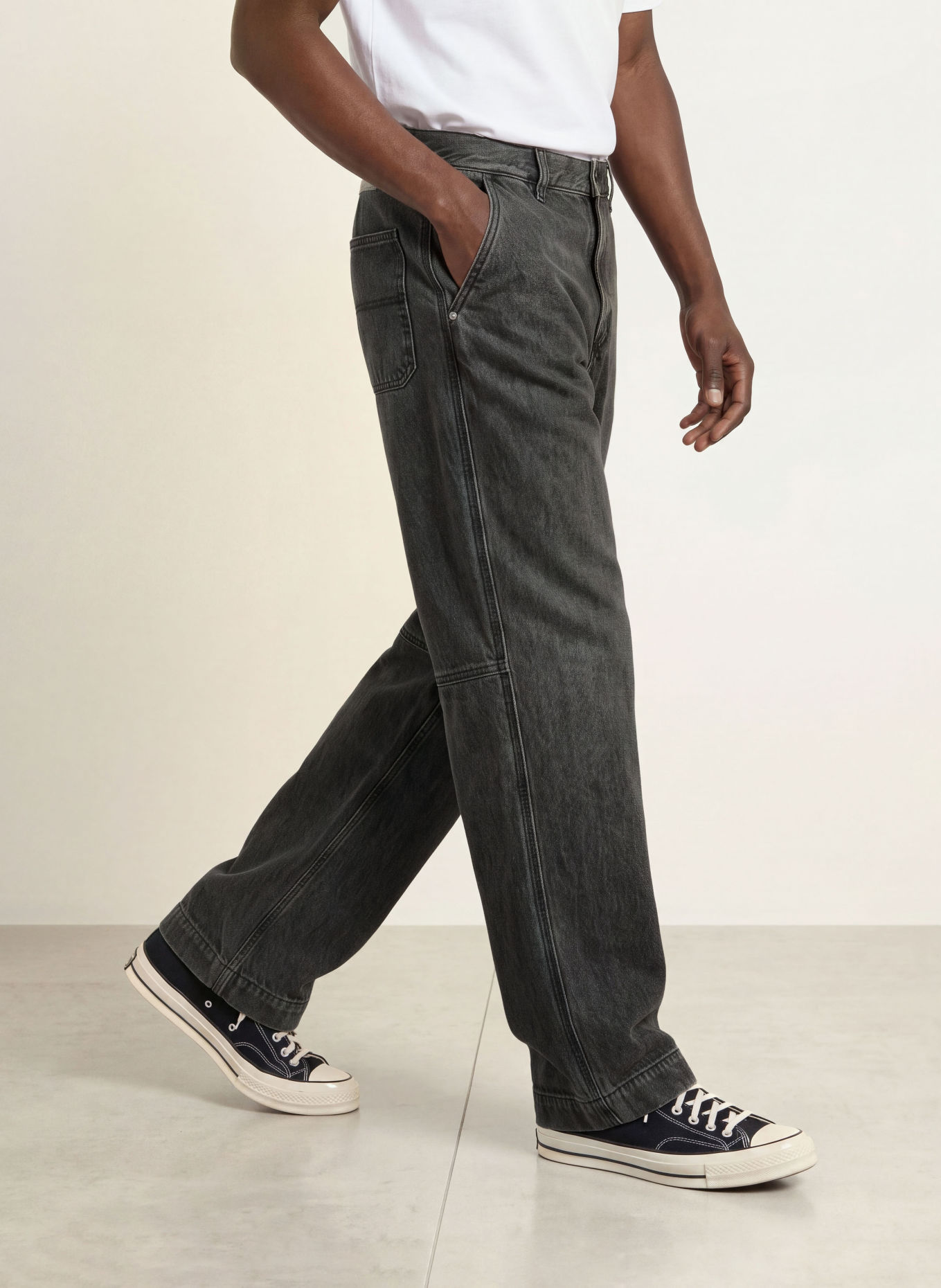 HUGO Jeansy ALTON o kroju regular fit: 032 MEDIUM GREY