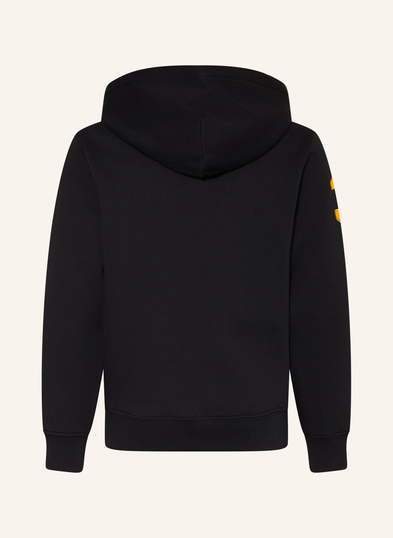 POLO RALPH LAUREN Hoodie: SVART / MÖRKGUL