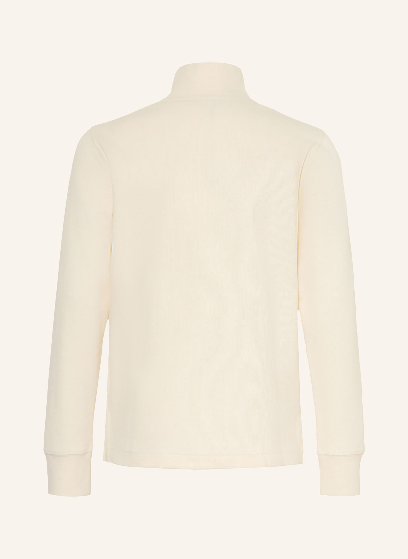 POLO RALPH LAUREN Pull col zippé: CRÈME