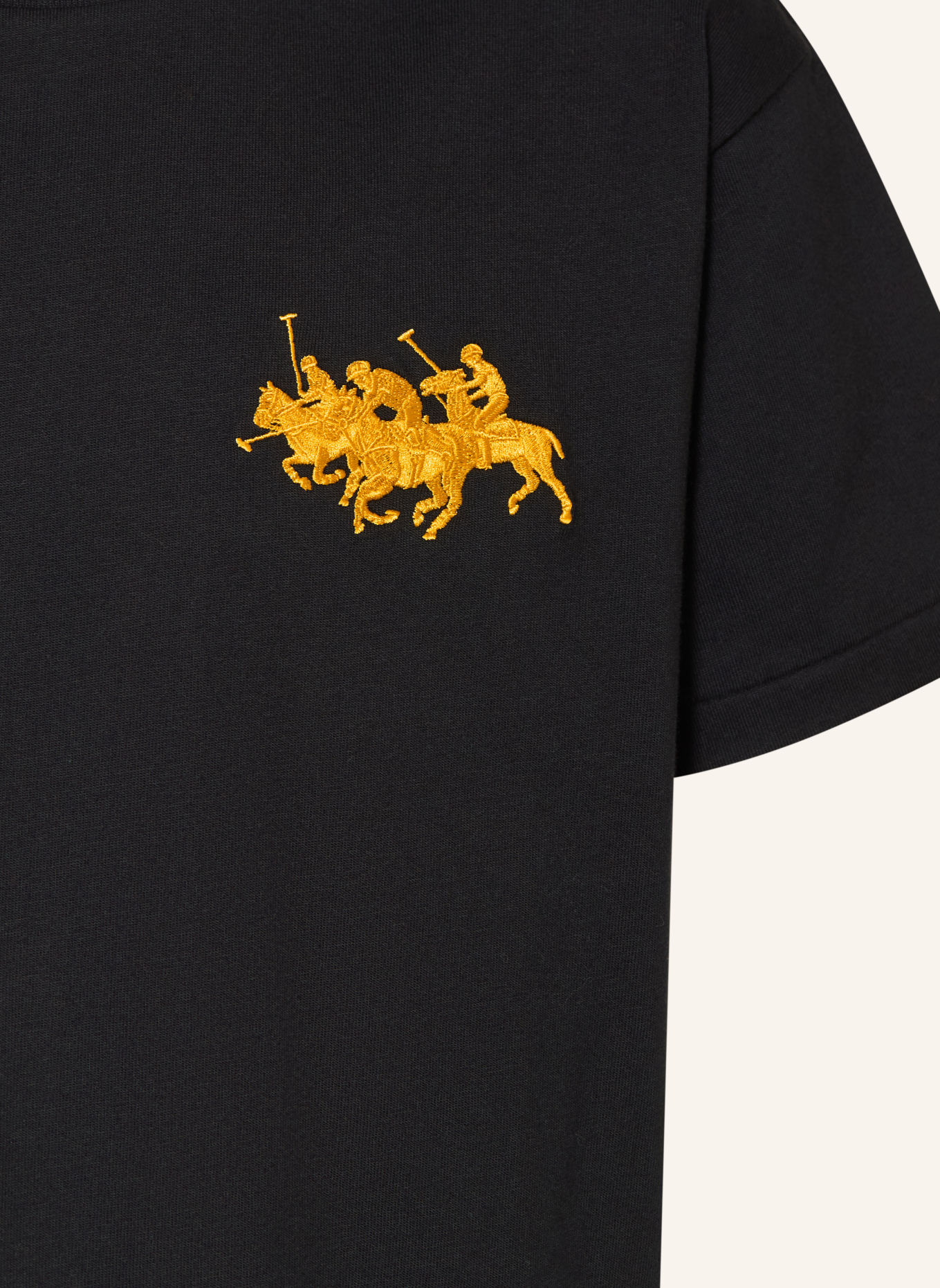 POLO RALPH LAUREN T-shirt: SVART / MÖRKGUL