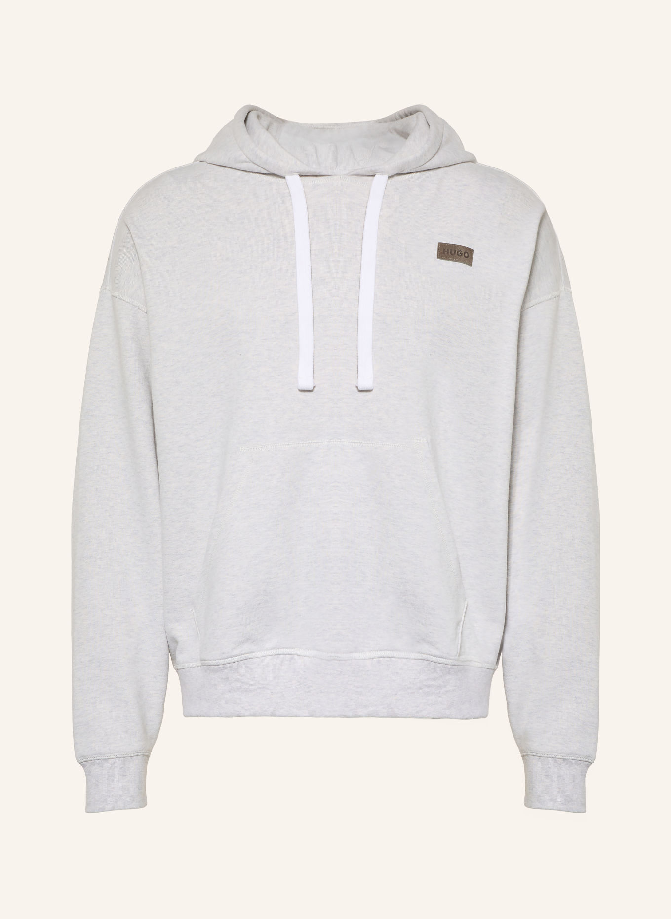 HUGO Hoodie NIMOSOD: LICHTGRIJS