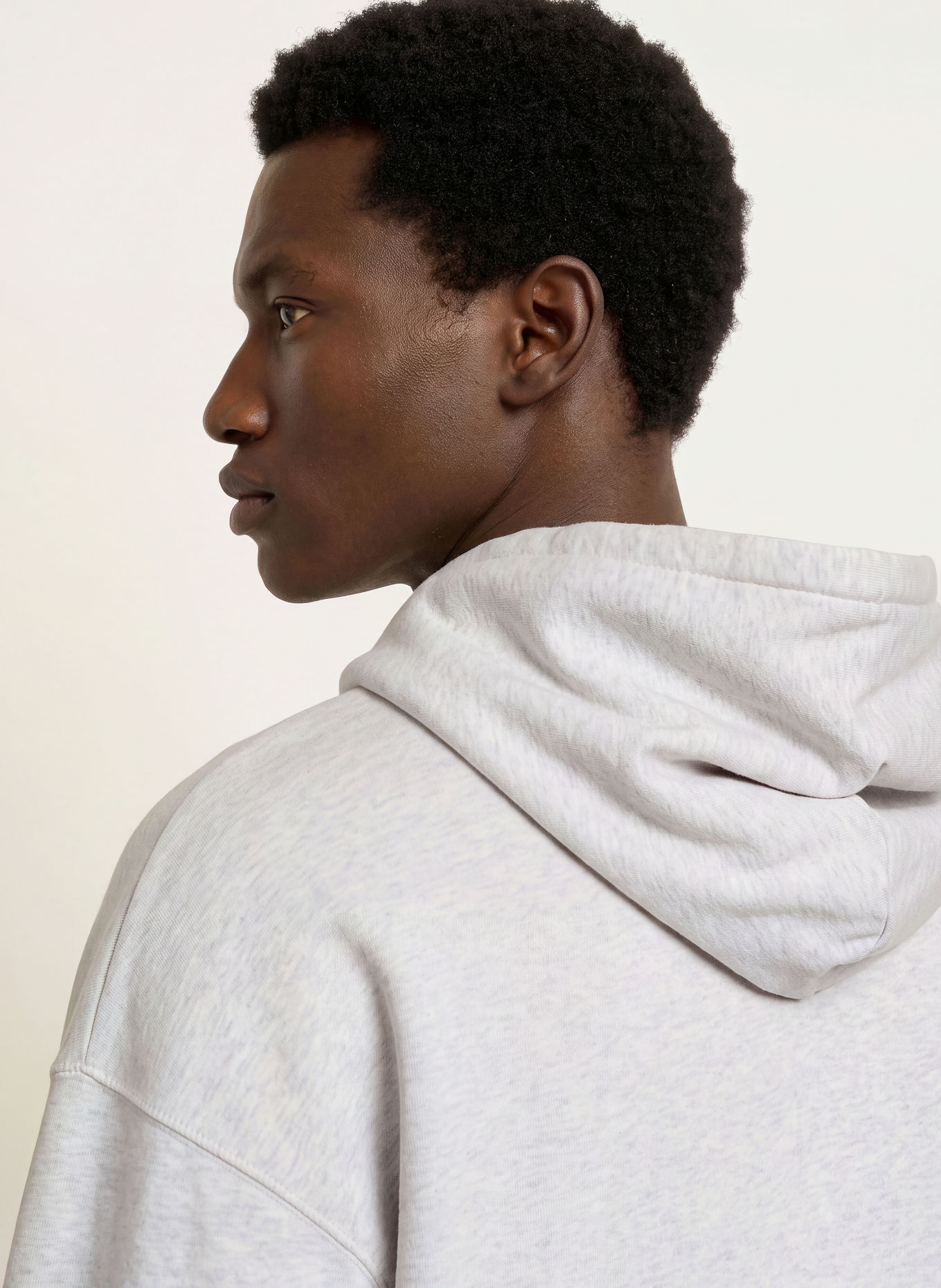 HUGO Hoodie NIMOSOD: LICHTGRIJS