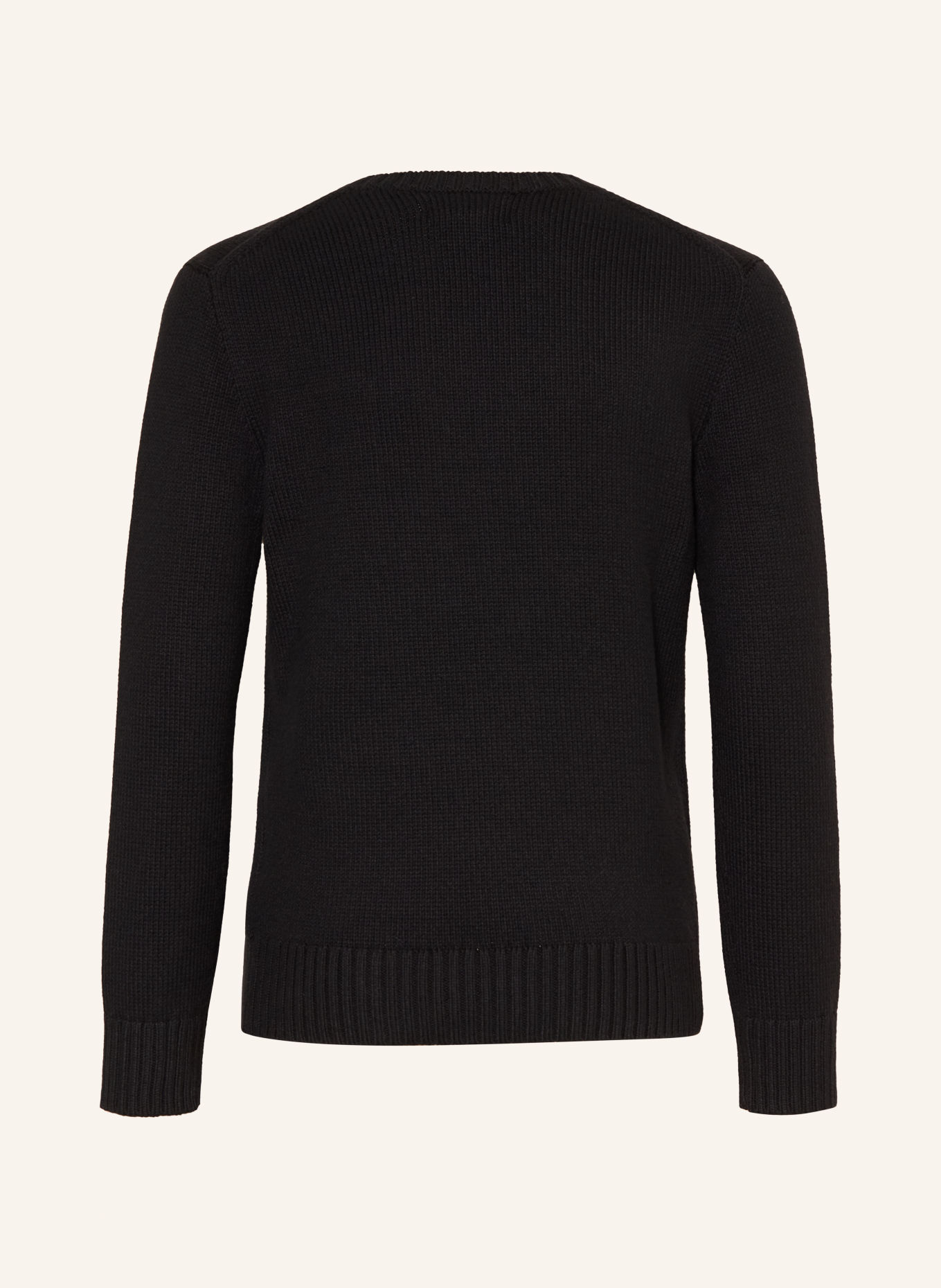 POLO RALPH LAUREN Svetry: ČERNÁ / SVĚTLE HNĚDÁ / BÍLÁ